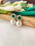 La Perle Solitaire Pearl Studs