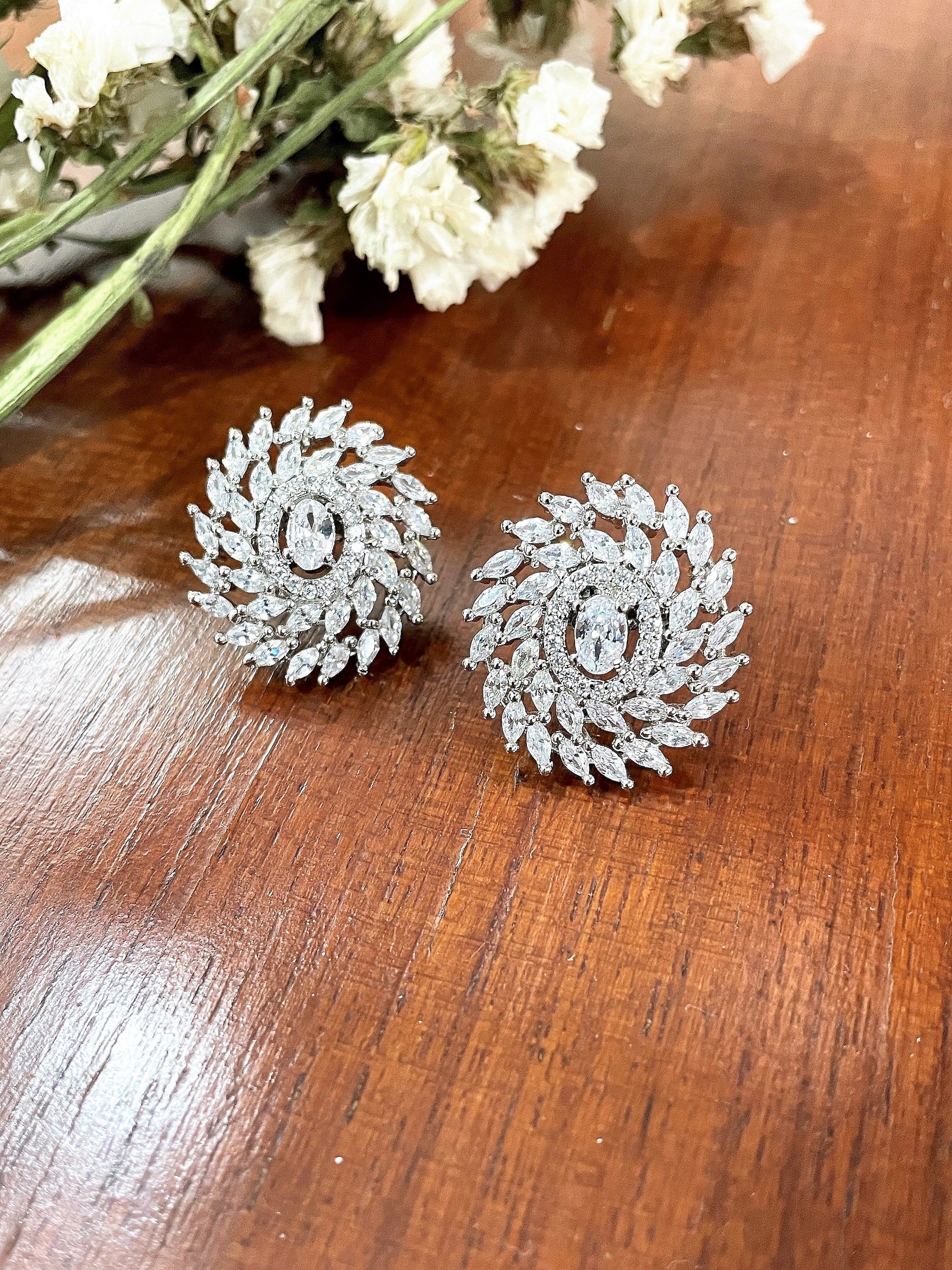 Grace Diamond Designer Studs