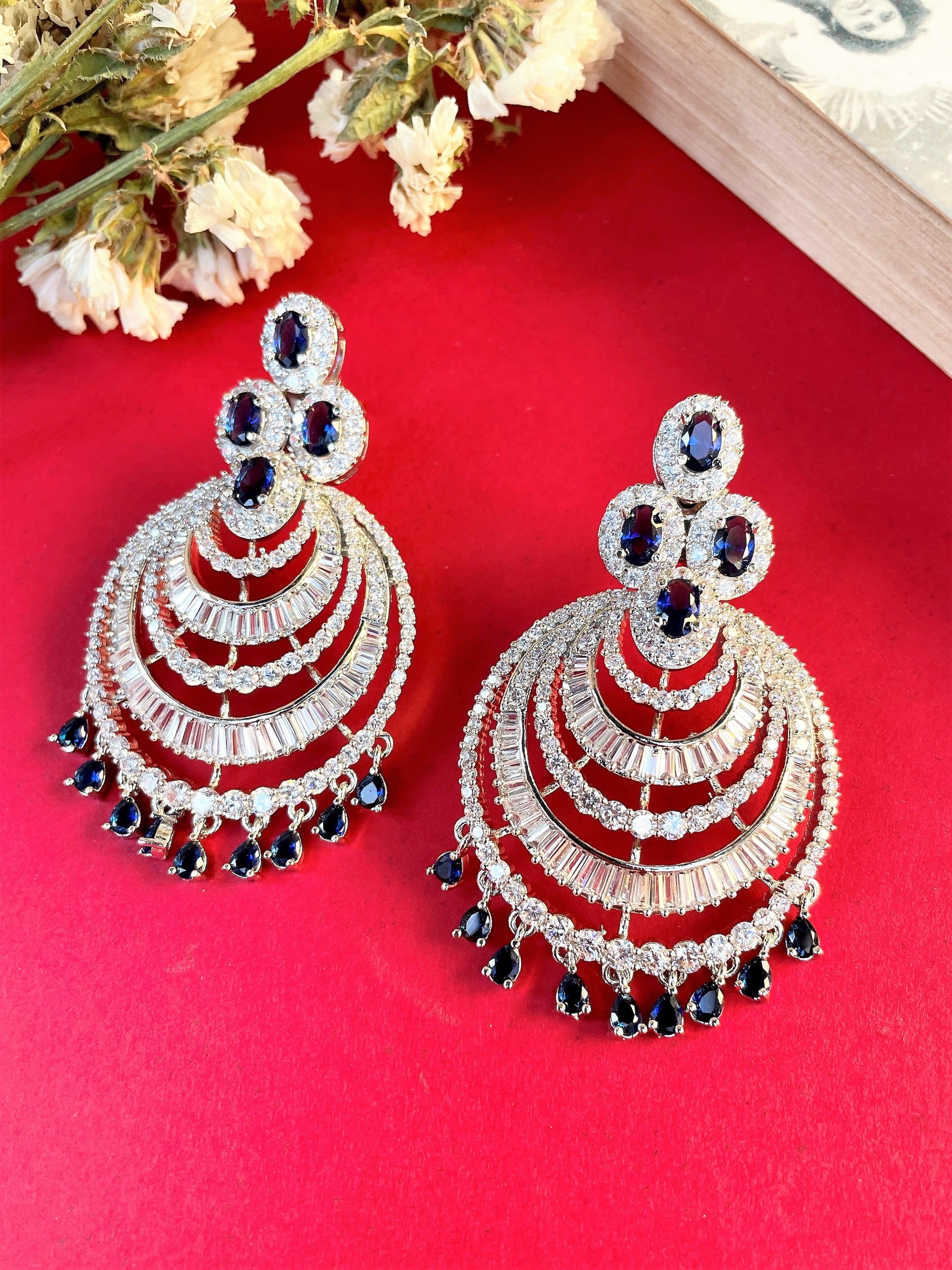 Maya Diamond Statement Chandbalis