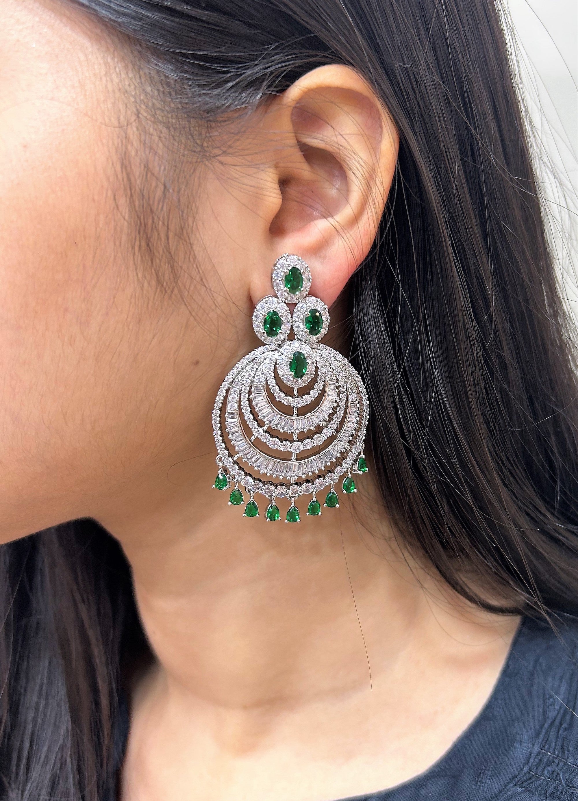 Maya Diamond Statement Chandbalis