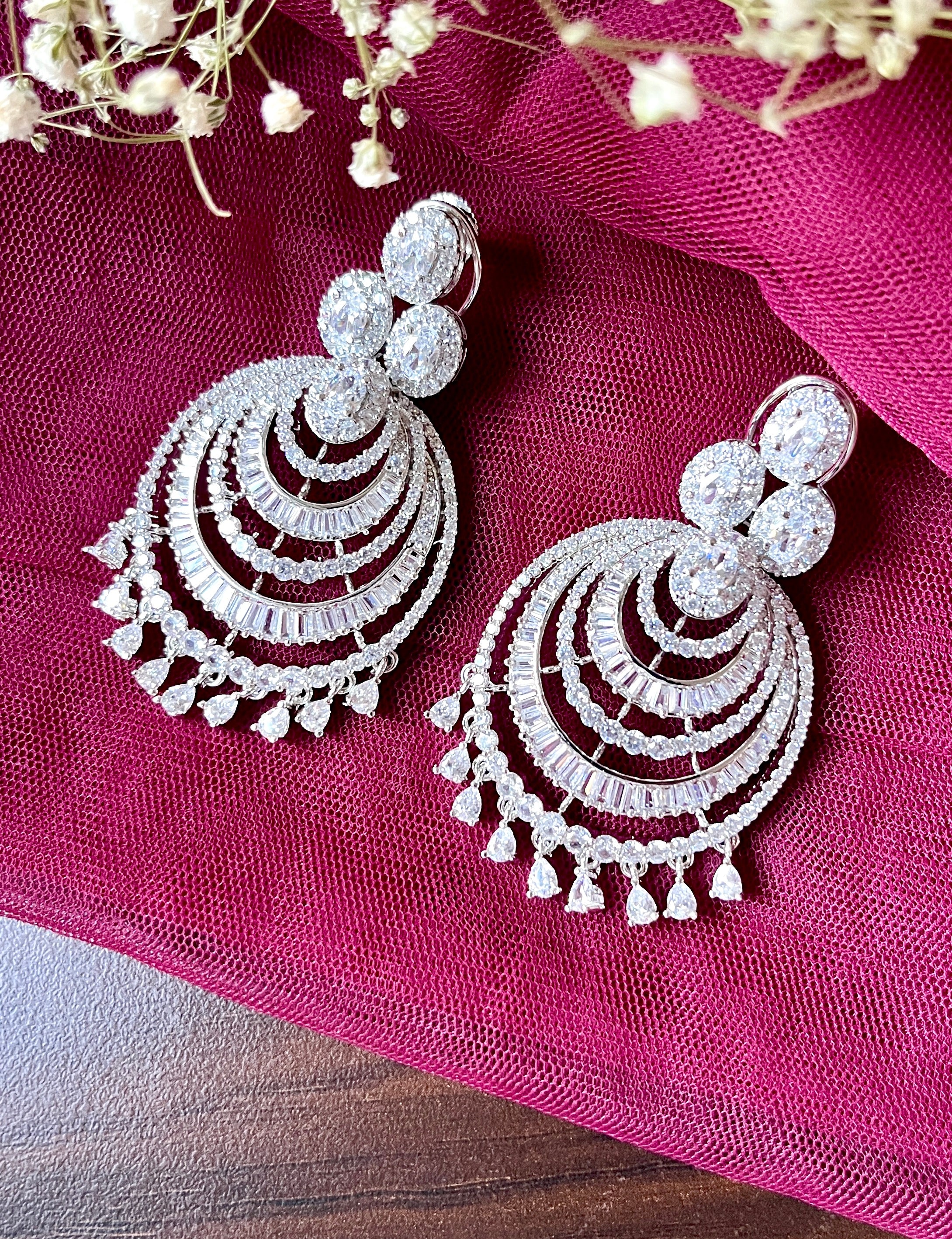 Maya Diamond Statement Chandbalis