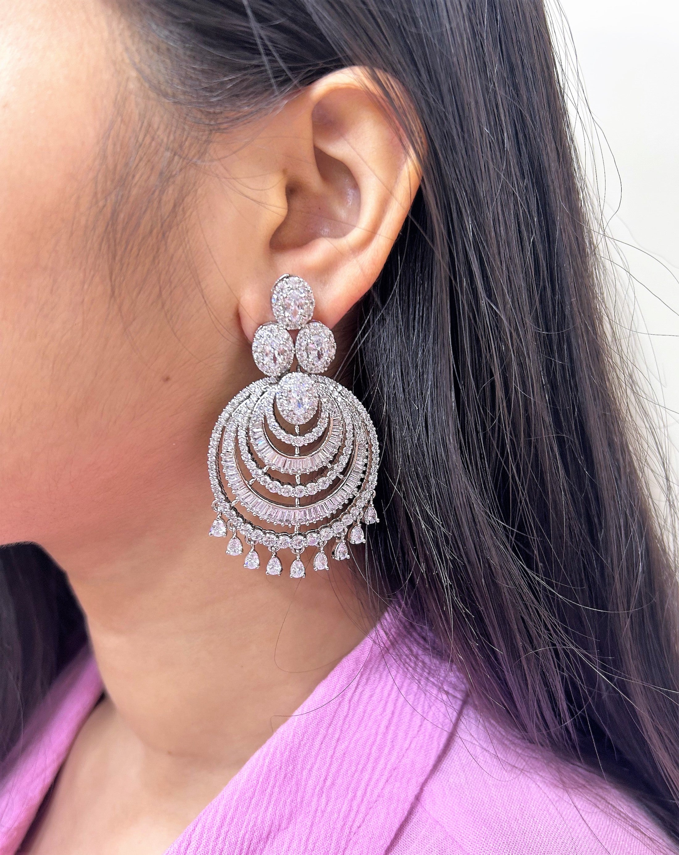 Maya Diamond Statement Chandbalis