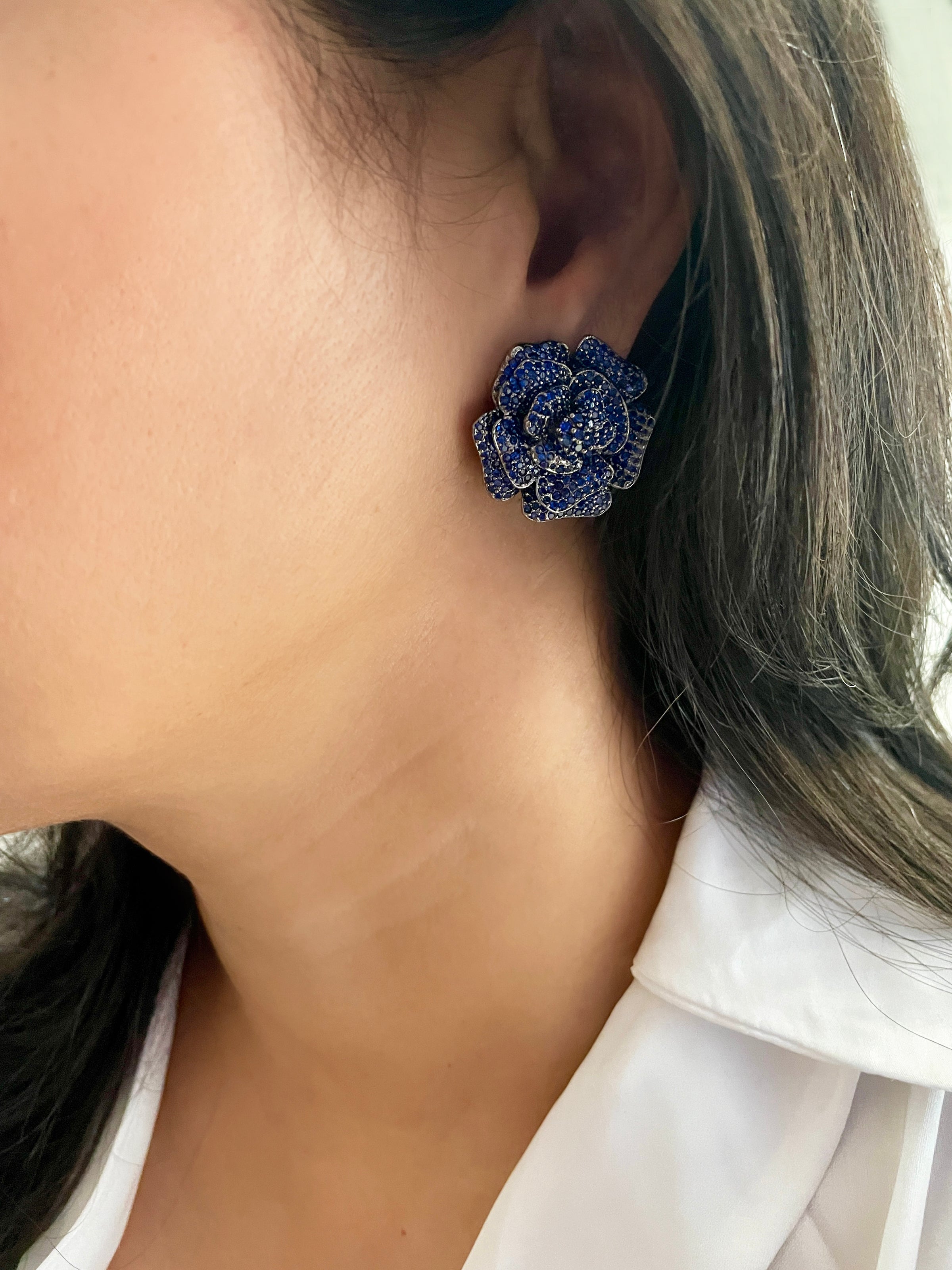 Rose Chic Floral Studs