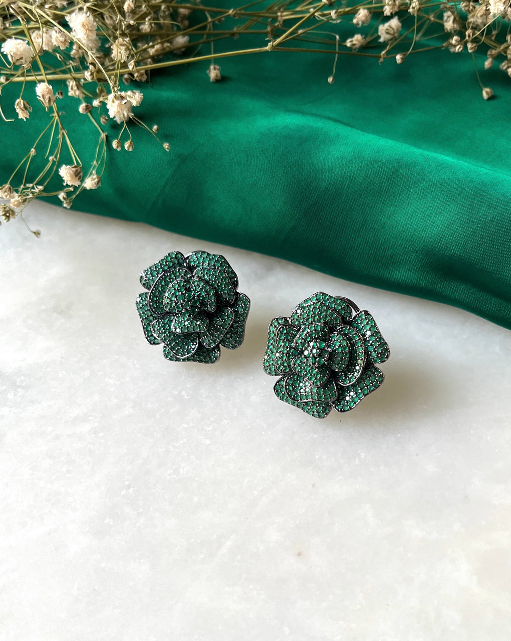 Rose Chic Floral Studs