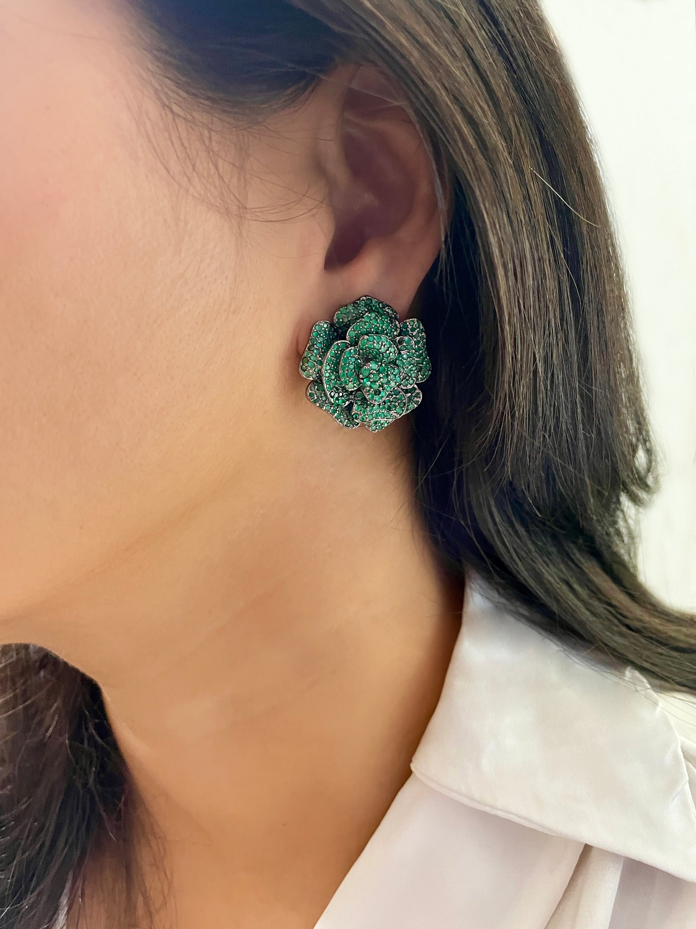 Rose Chic Floral Studs