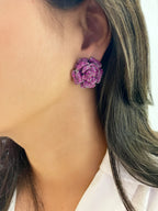 Rose Chic Floral Studs