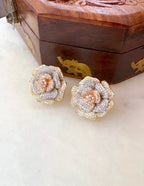 Rose Chic Floral Studs
