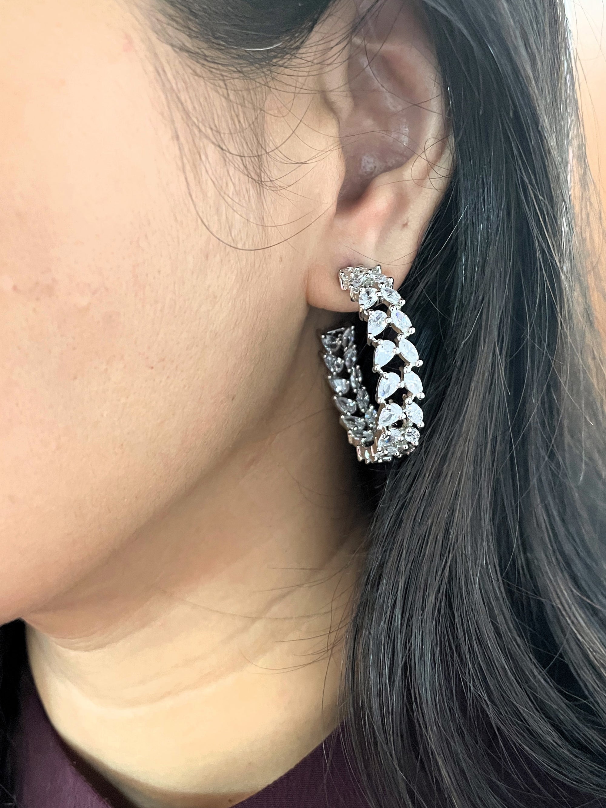 Markaiz Diamond Hoops