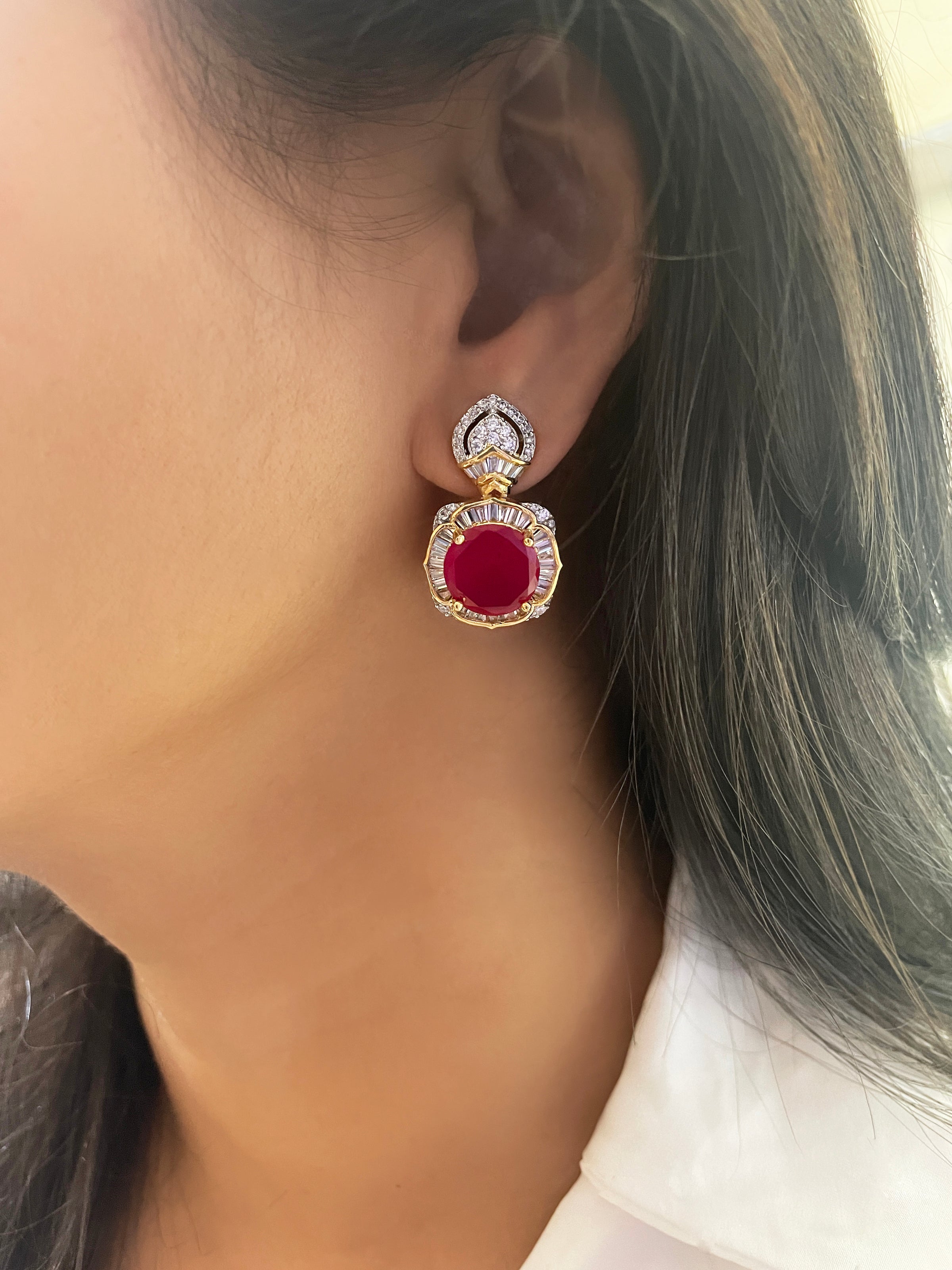 Ashima Classy Diamond Earrings