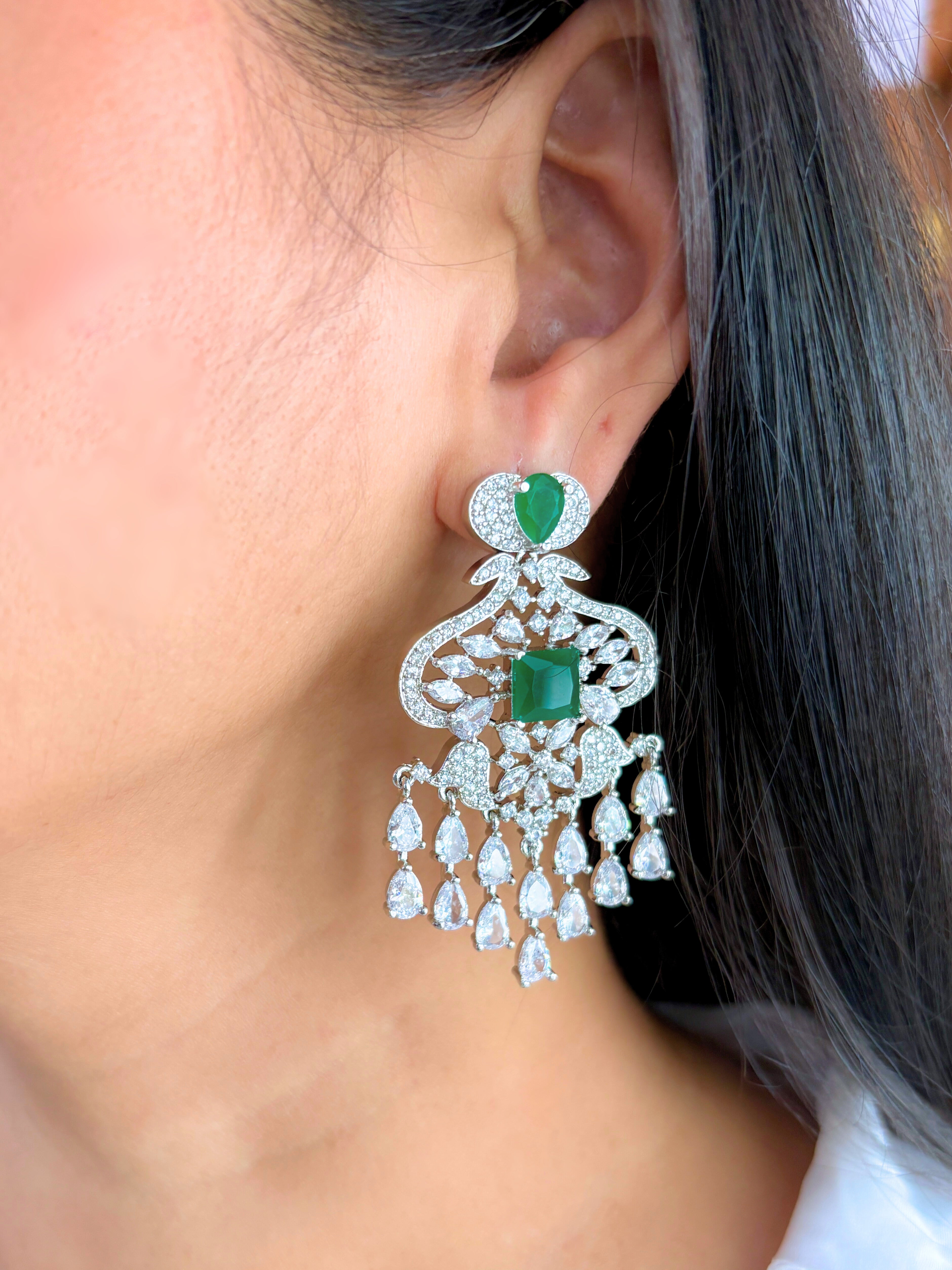 Marjorie Diamond Designer Earrings