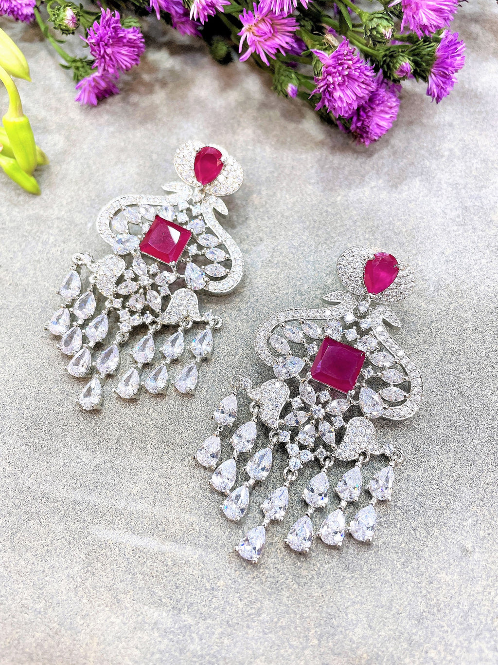 Marjorie Diamond Designer Earrings