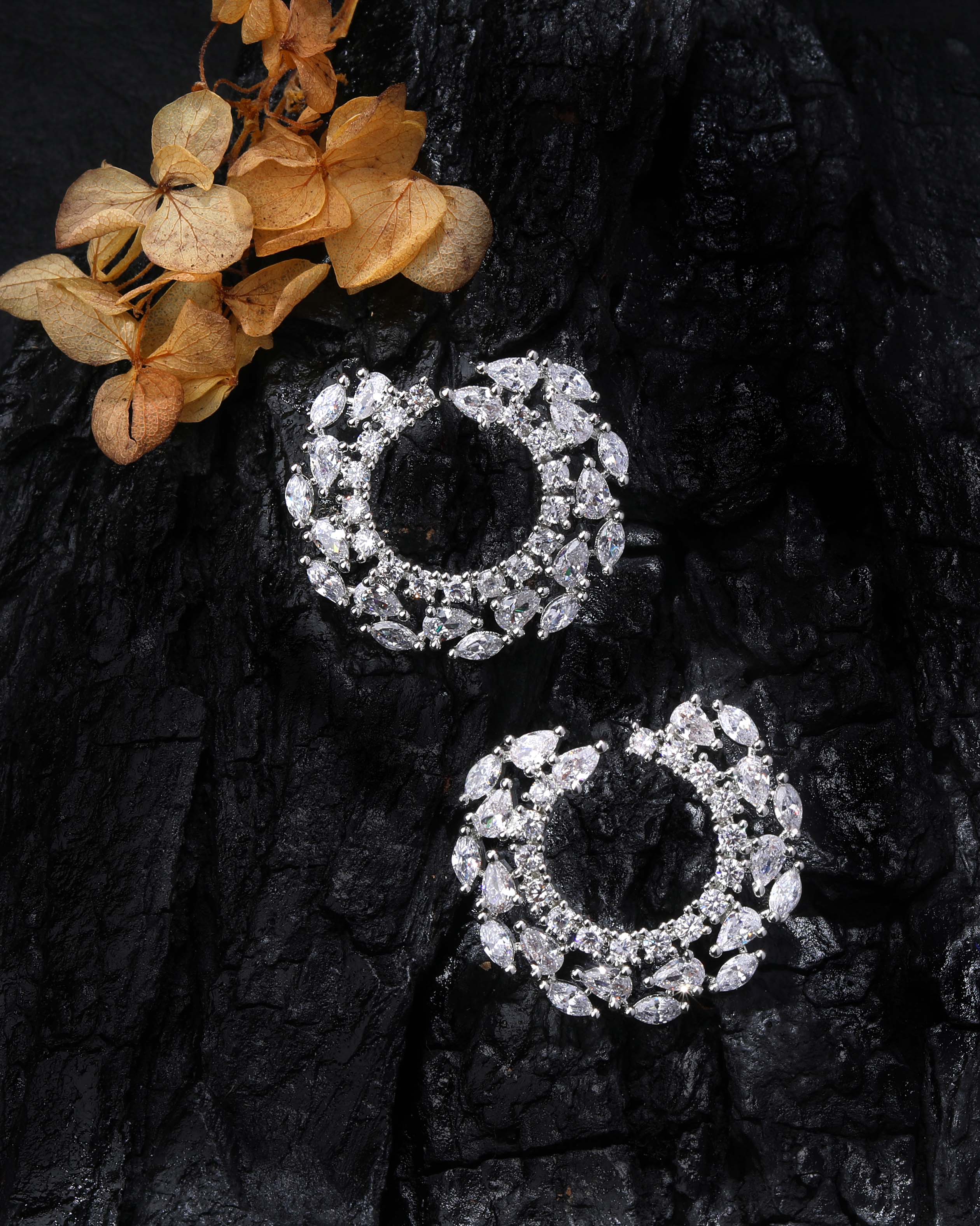 Iris Diamond Designer Studs