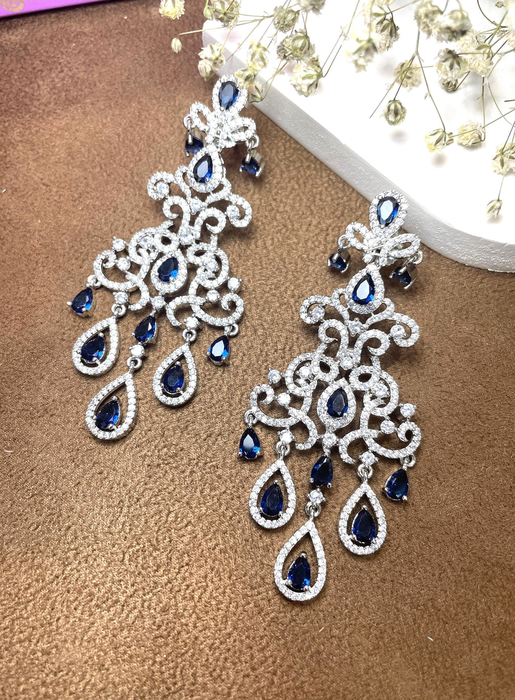 Sara Diamond Designer Earrings