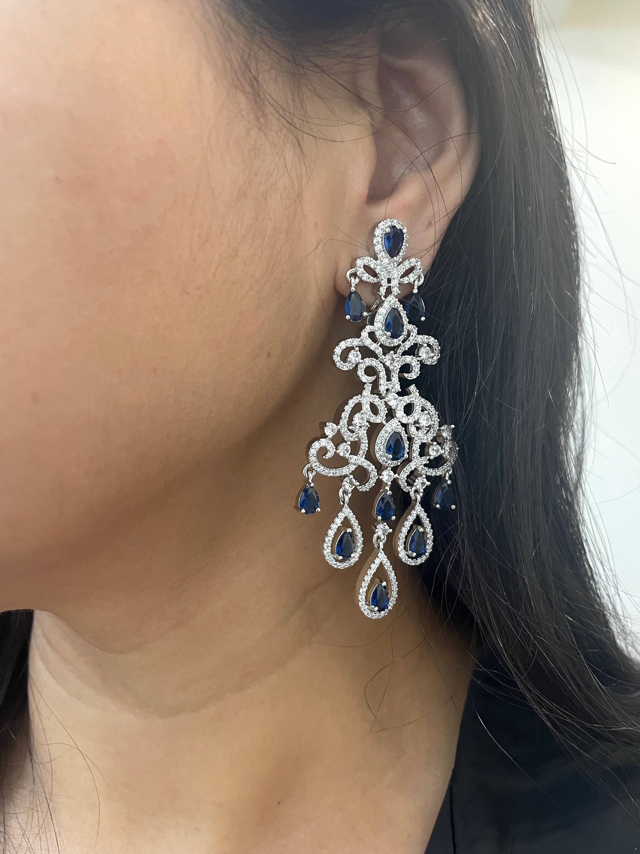 Sara Diamond Designer Earrings