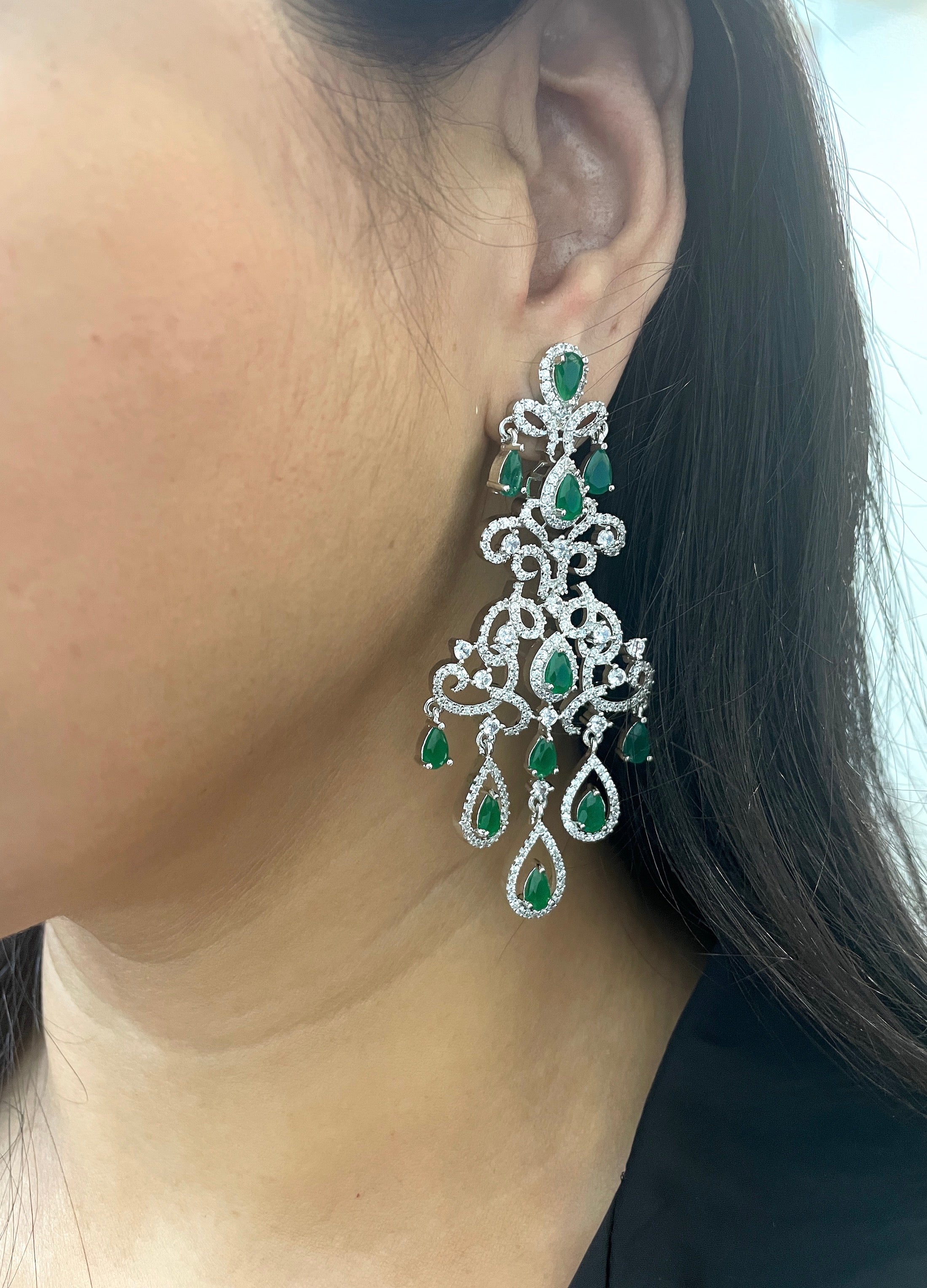 Sara Diamond Designer Earrings