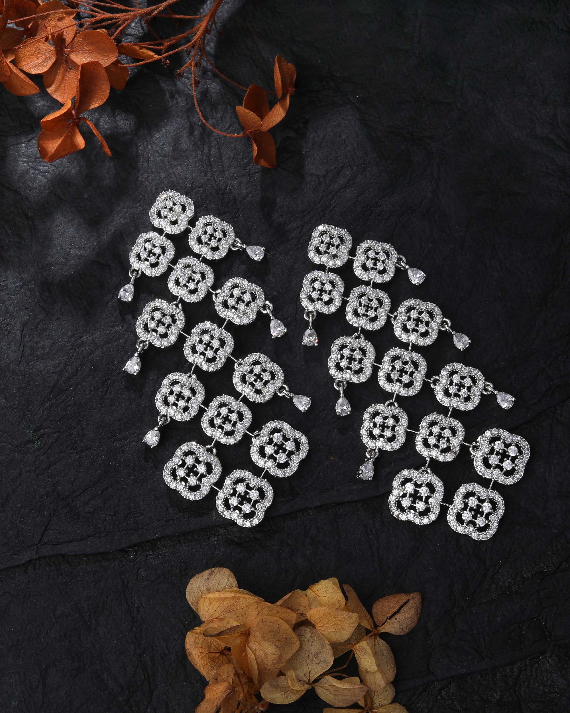 Austera Diamond Statement Earrings