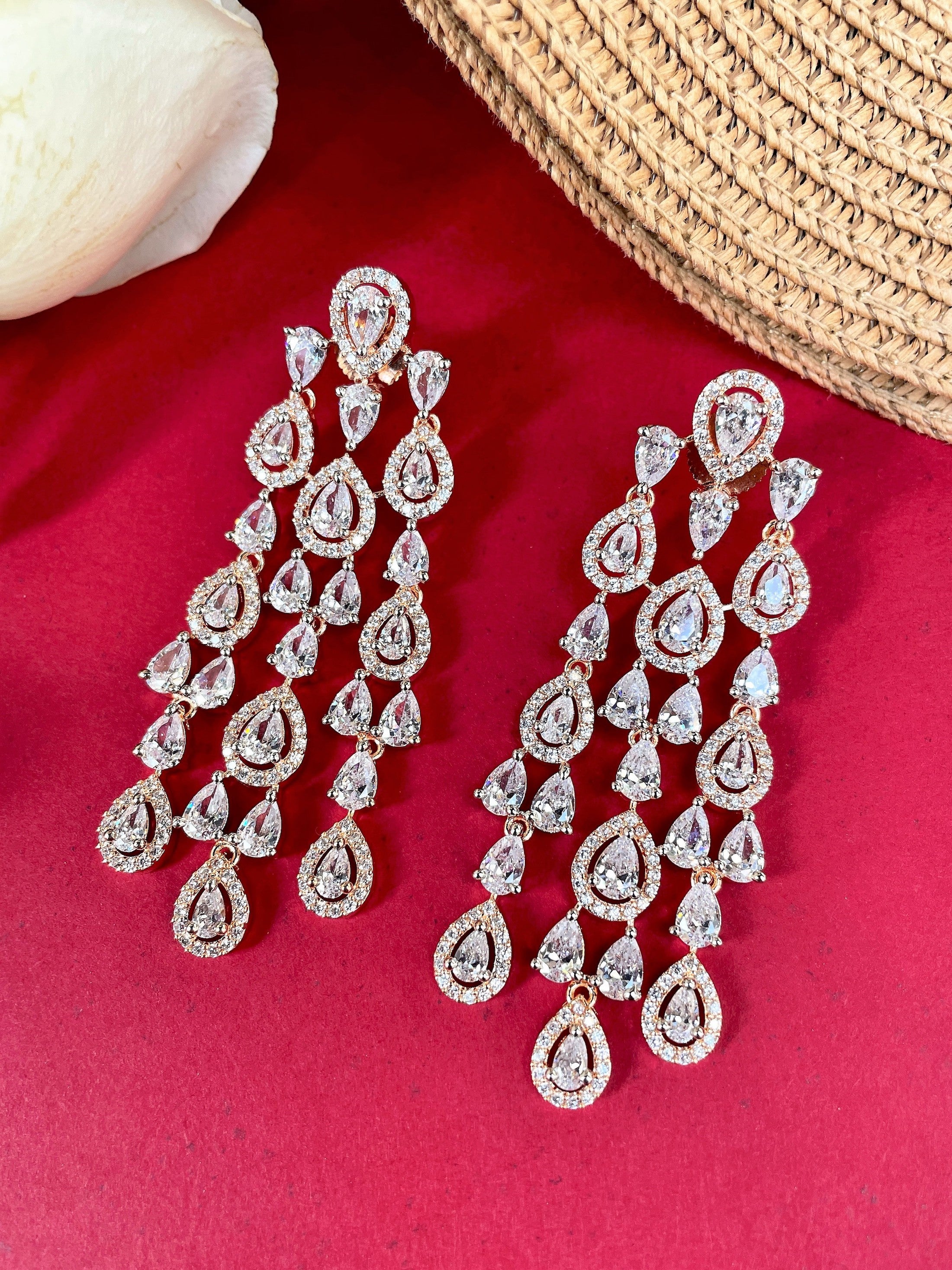 Valerie Diamond Waterfall Earrings