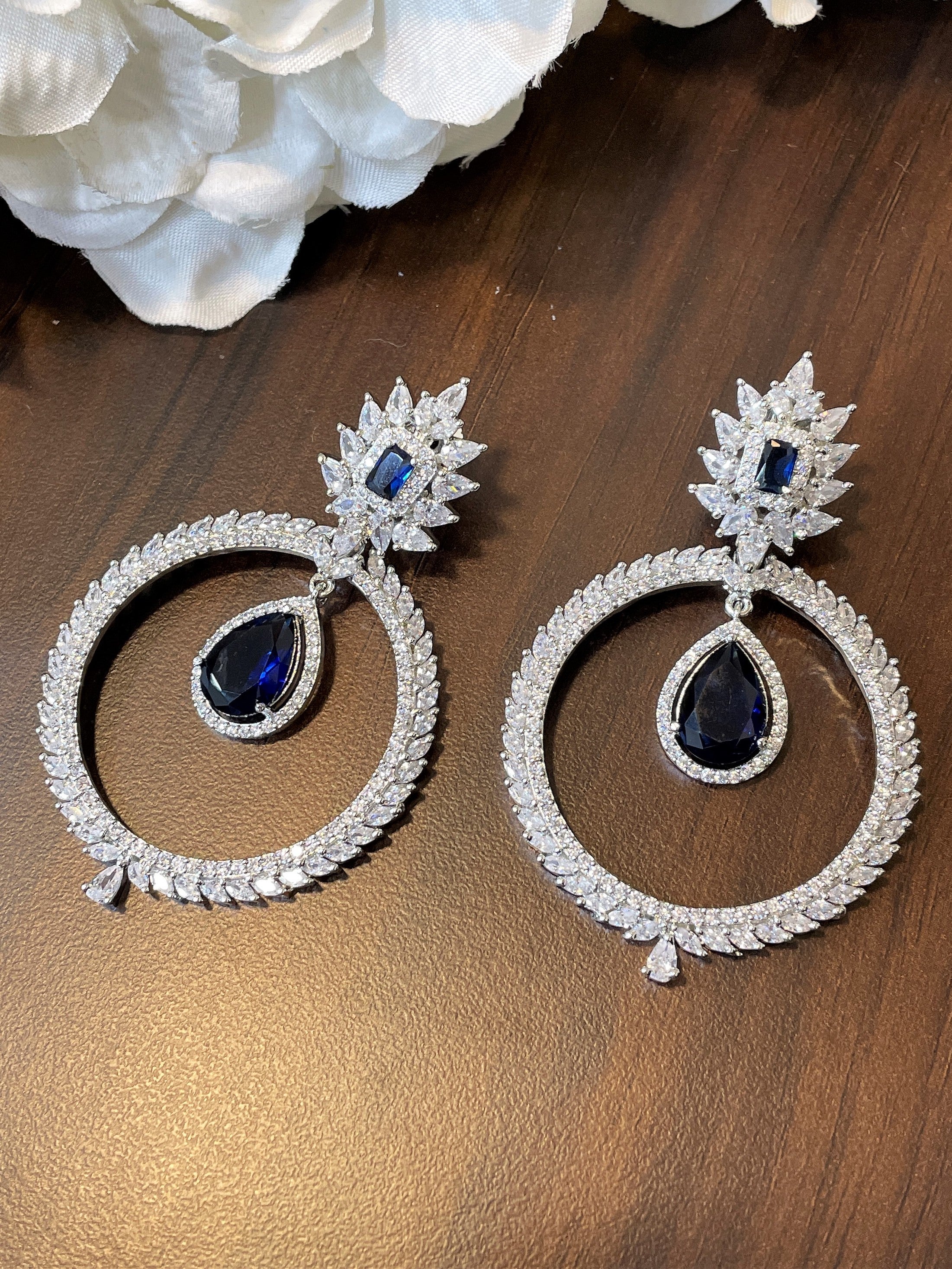 Zeya Diamond Designer Chandbalis