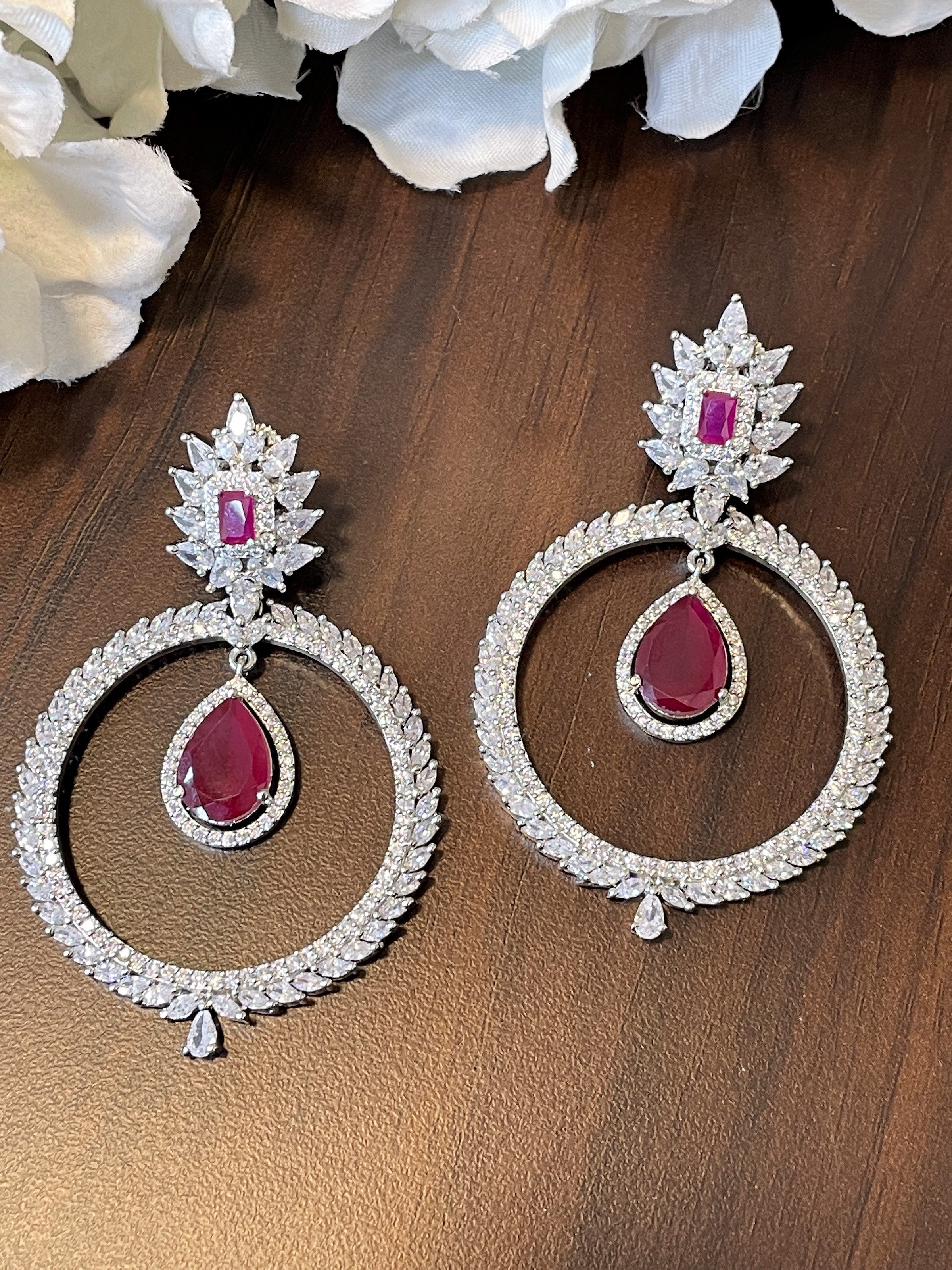Zeya Diamond Designer Chandbalis