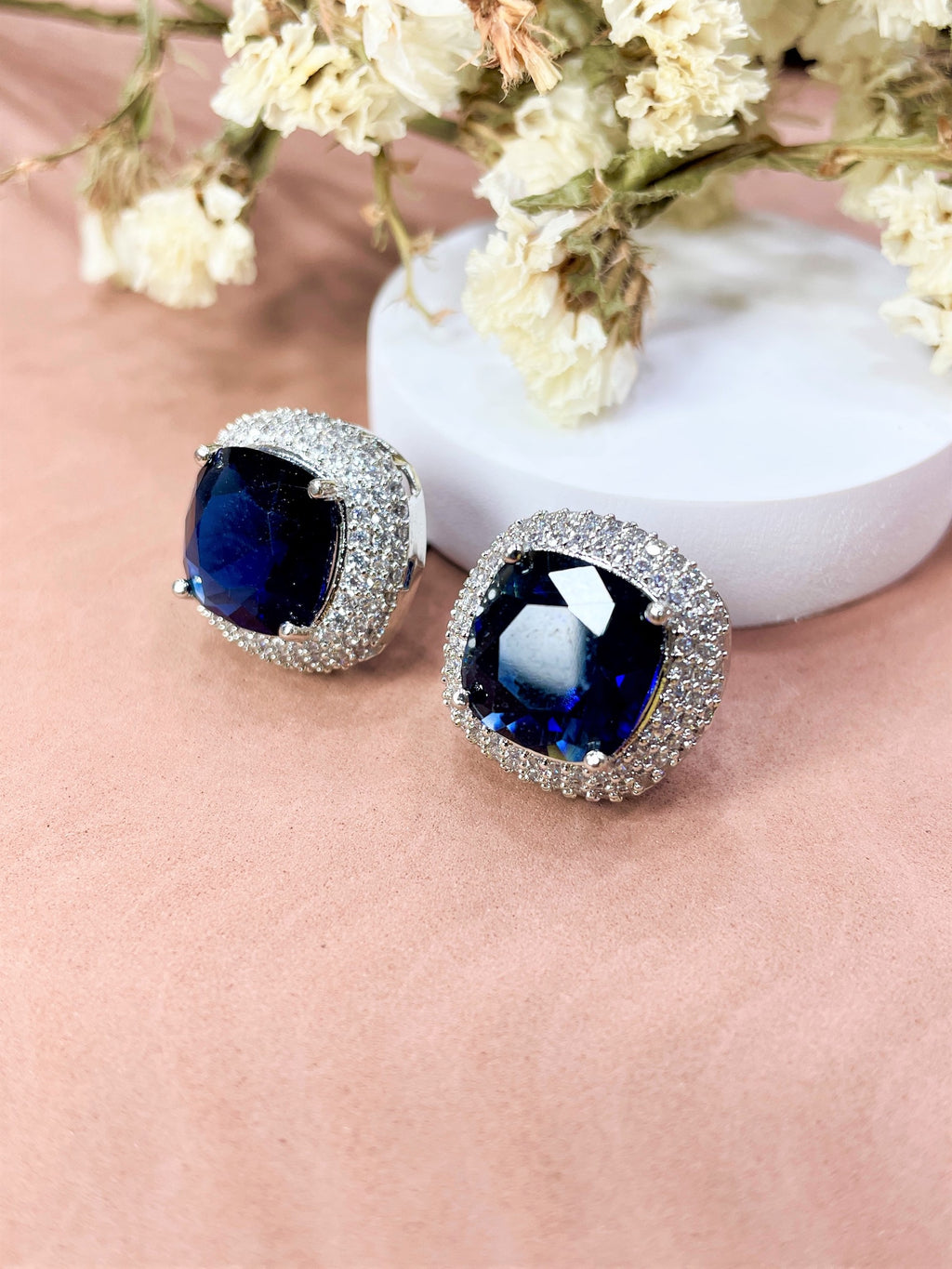 Cushion Diamond Studs