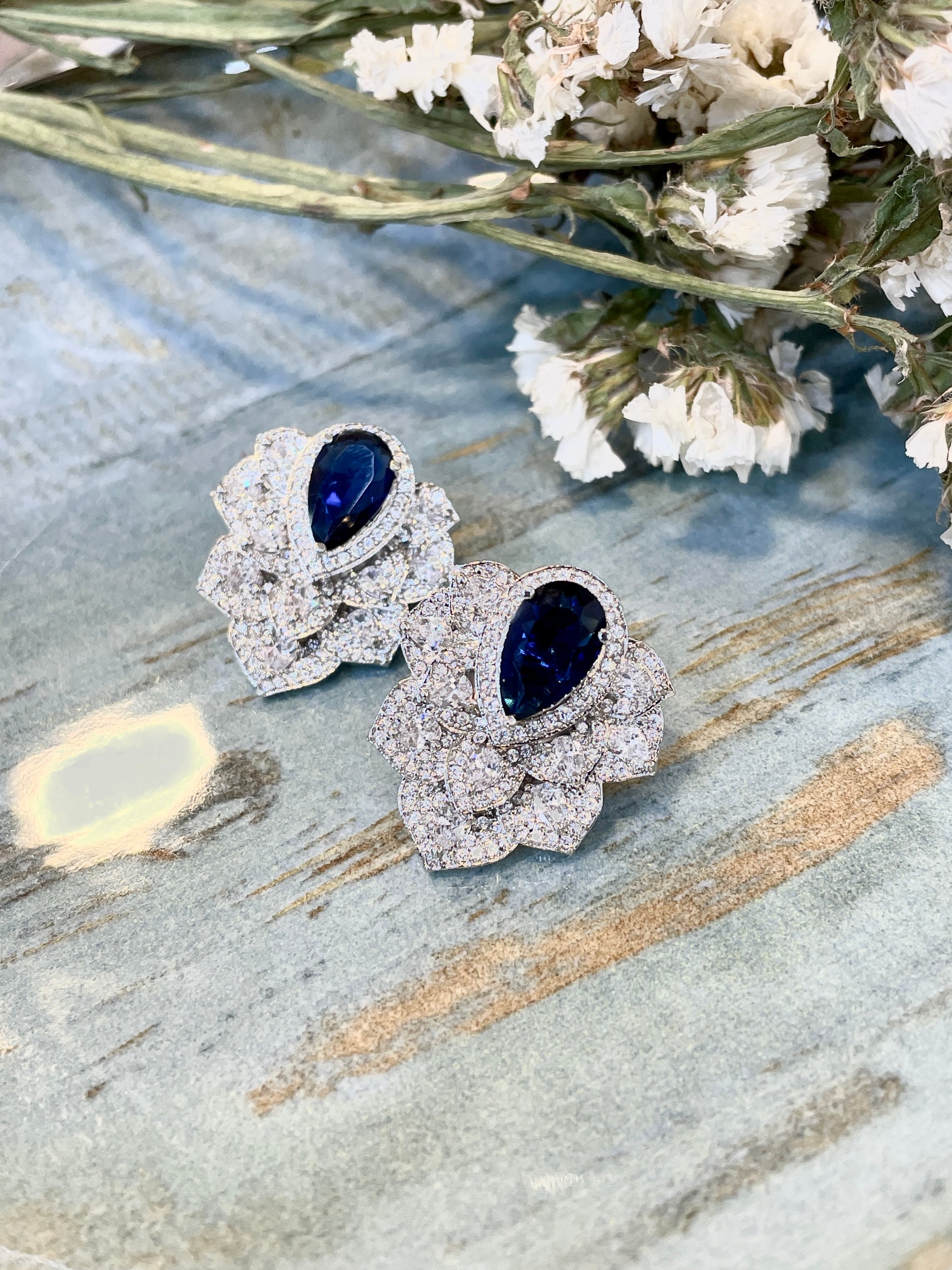 Nelly Diamond Designer Studs