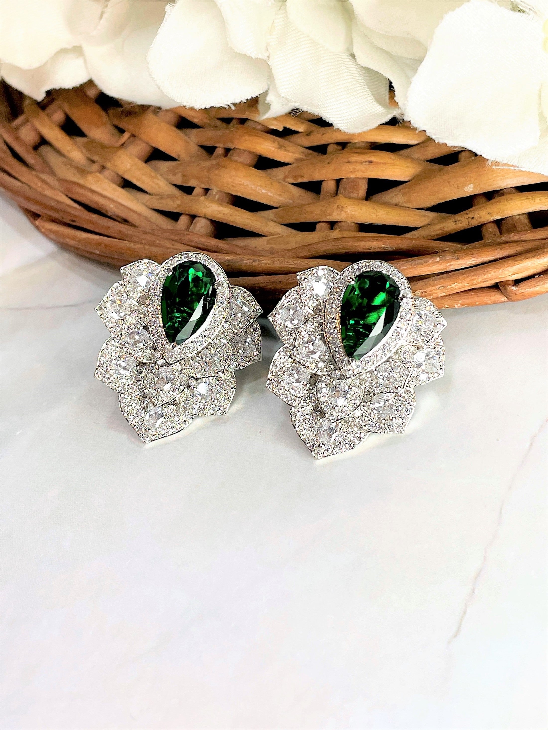 Nelly Diamond Designer Studs