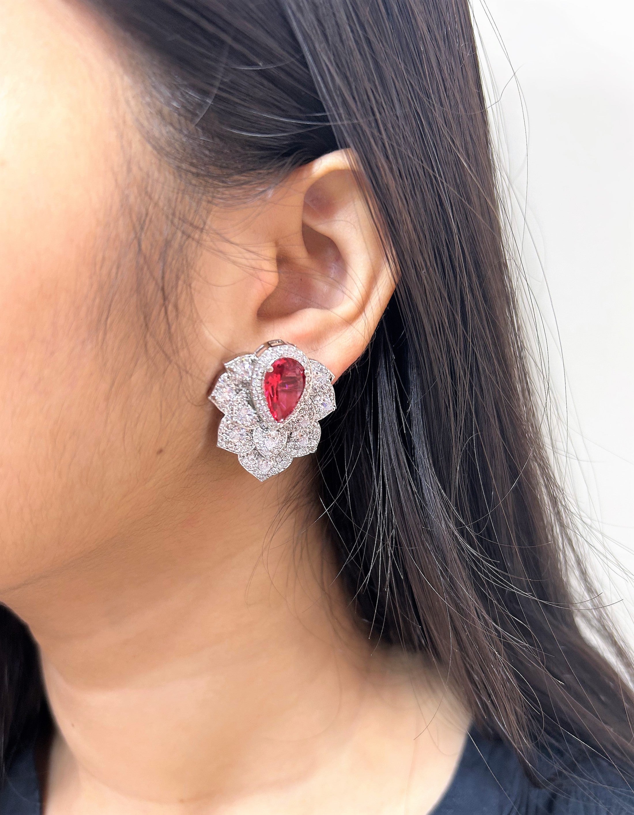 Nelly Diamond Designer Studs