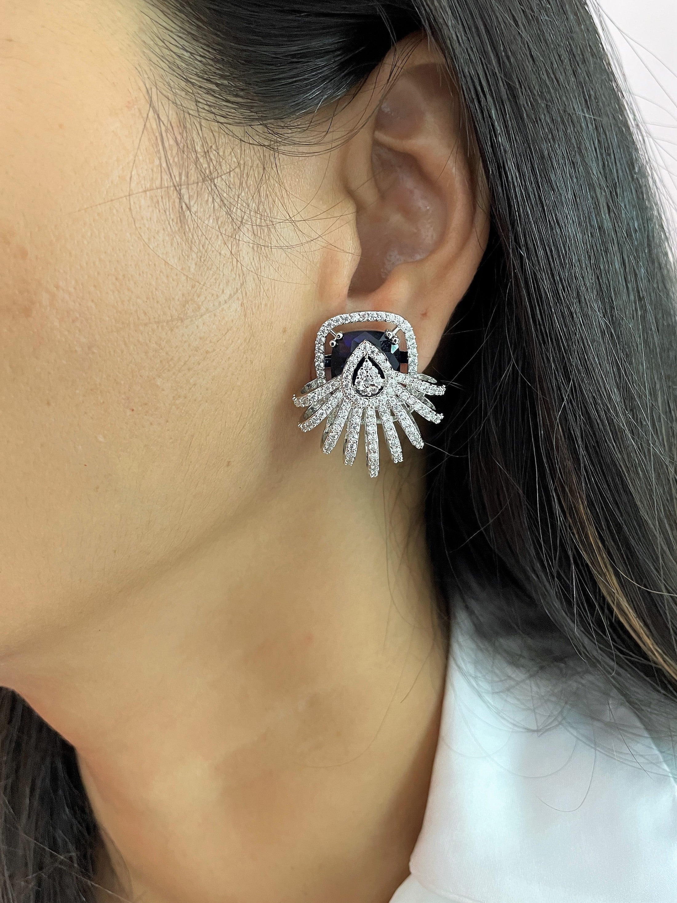 Fiona Diamond Designer Studs