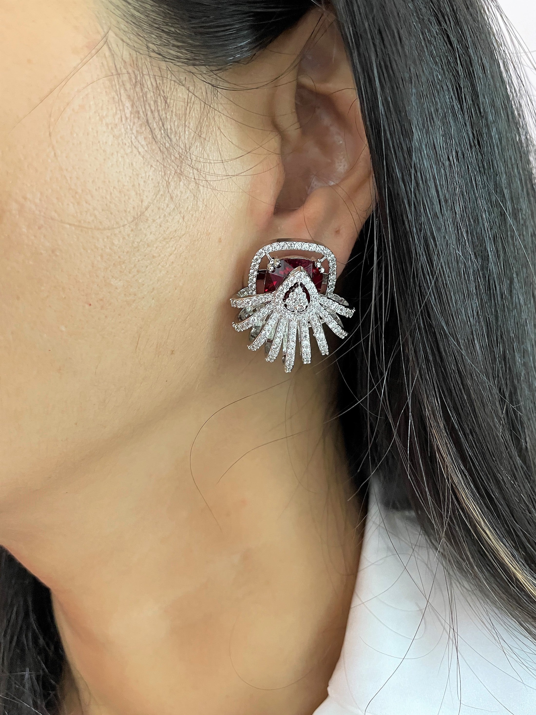 Fiona Diamond Designer Studs