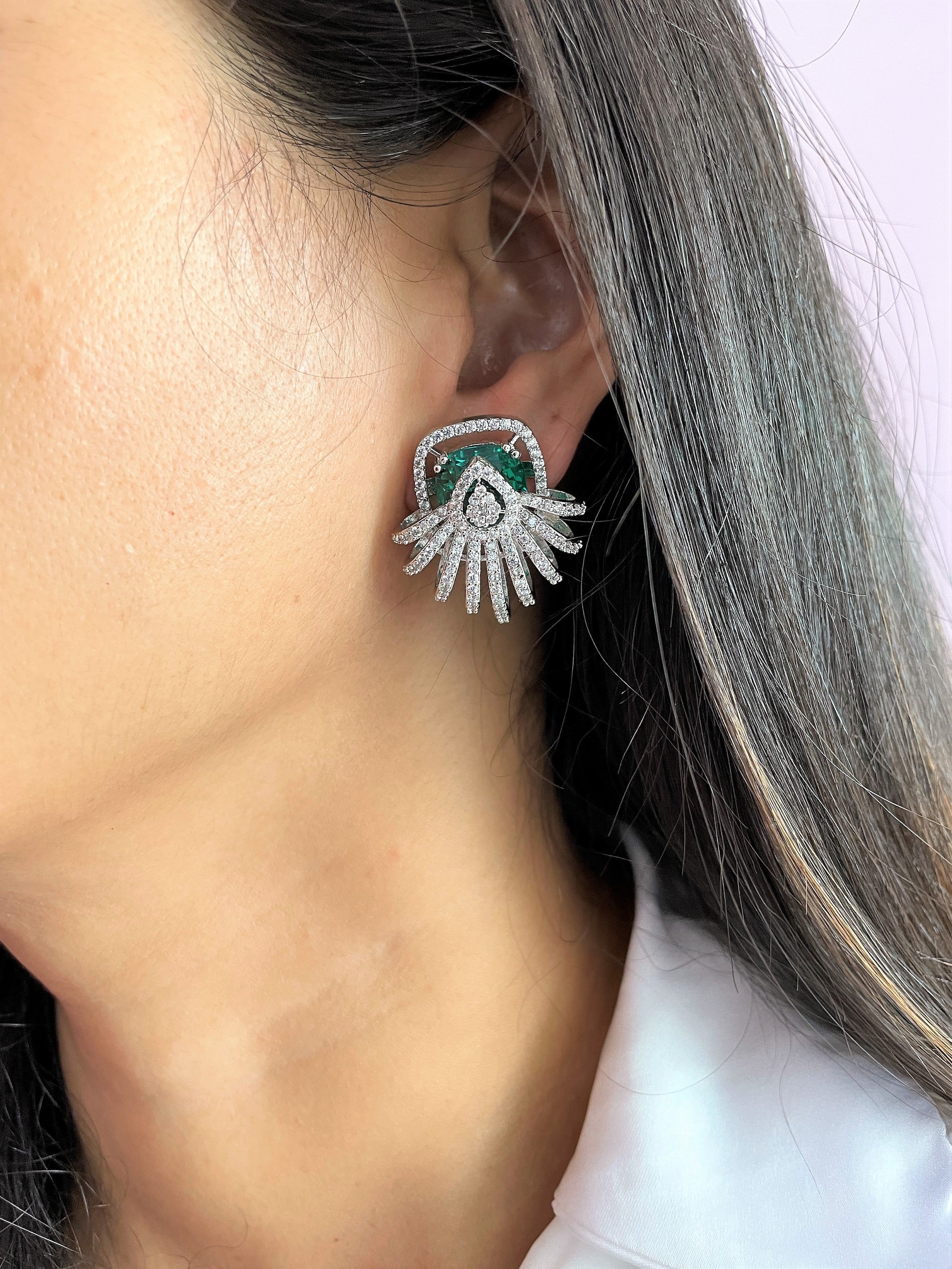 Fiona Diamond Designer Studs