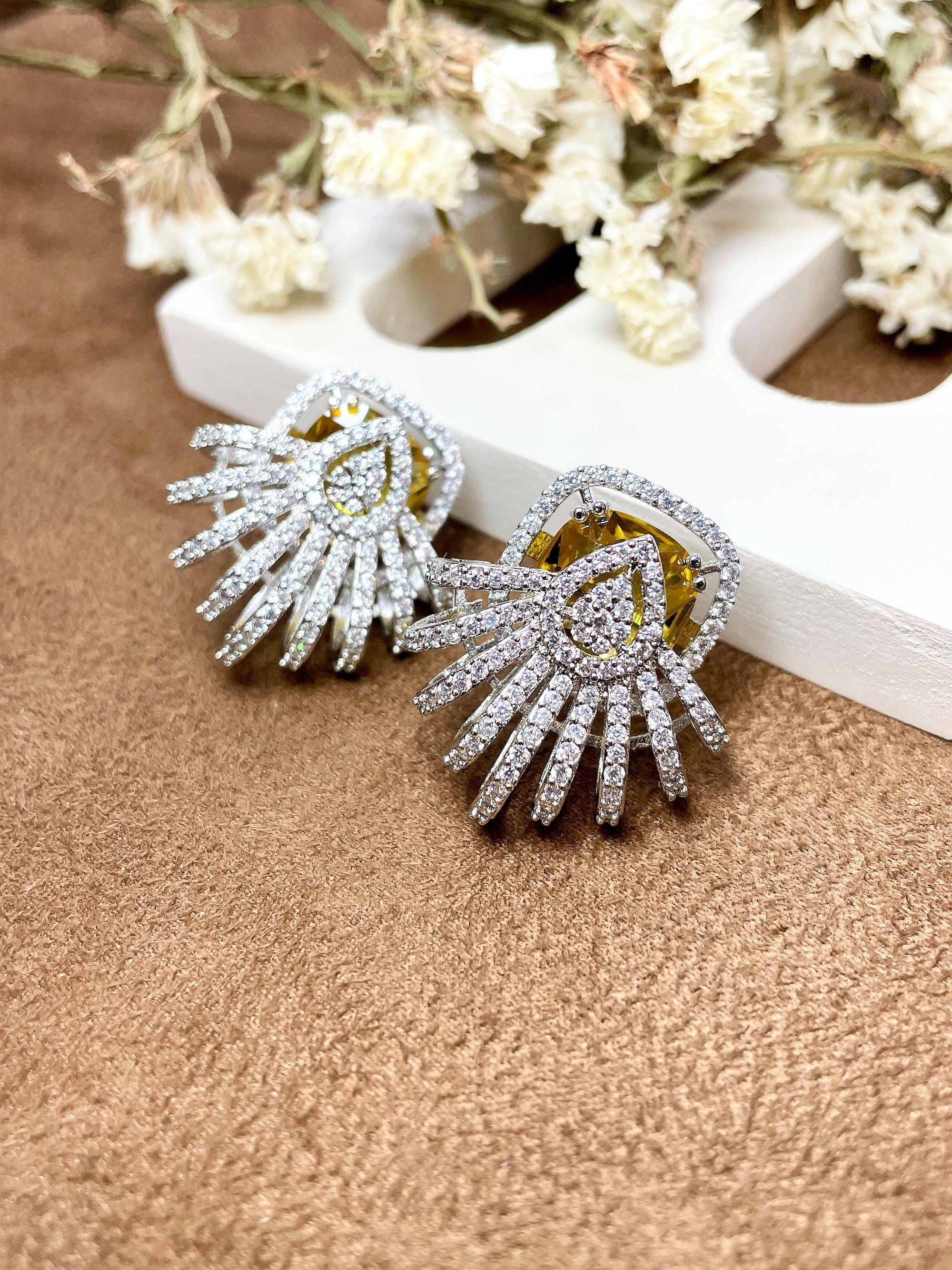 Fiona Diamond Designer Studs