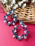 Sage Diamond & Colorstone Designer Studs