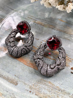 Orchid Diamond Designer Earrings