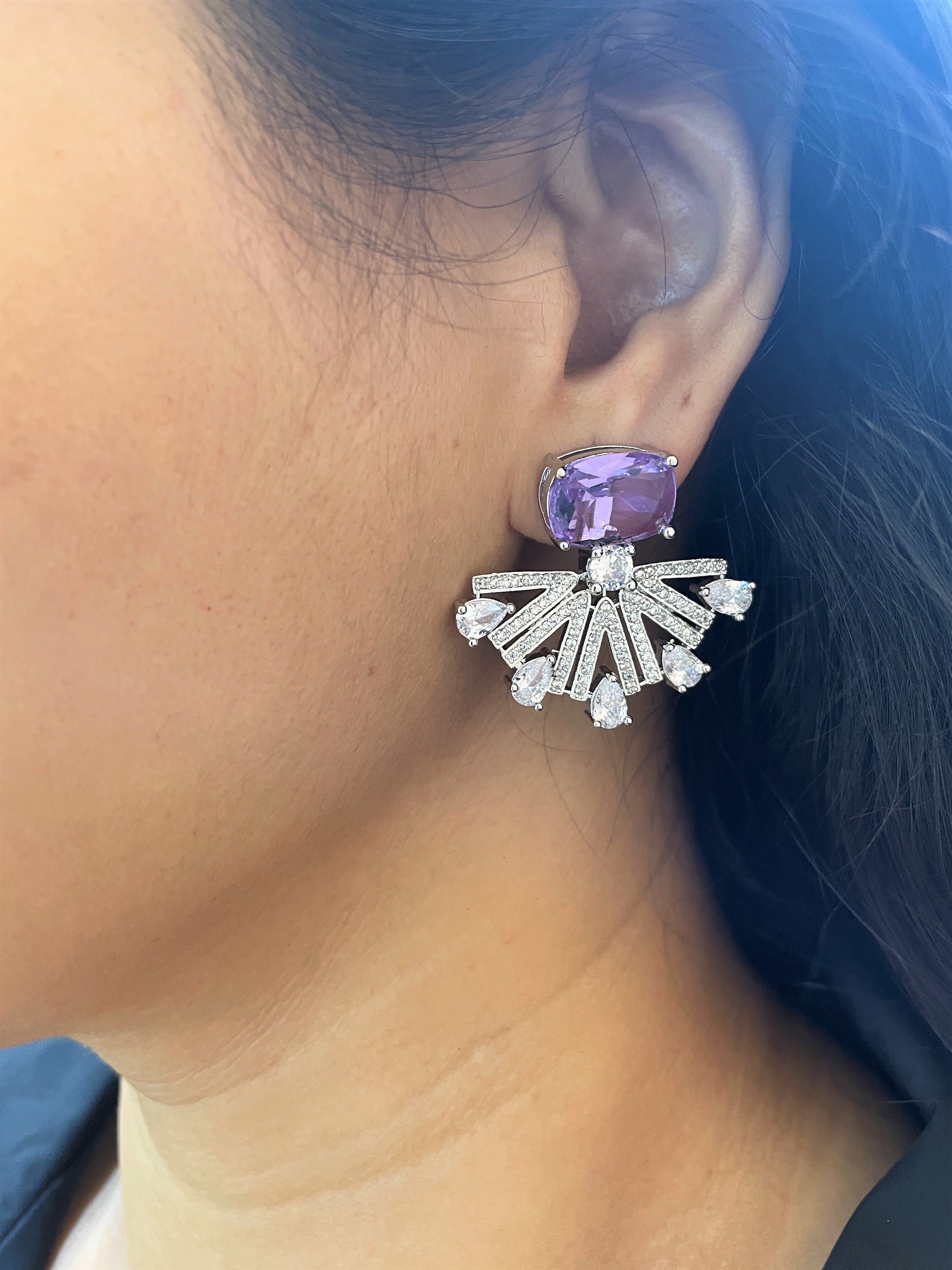 Petal Diamond Designer Studs