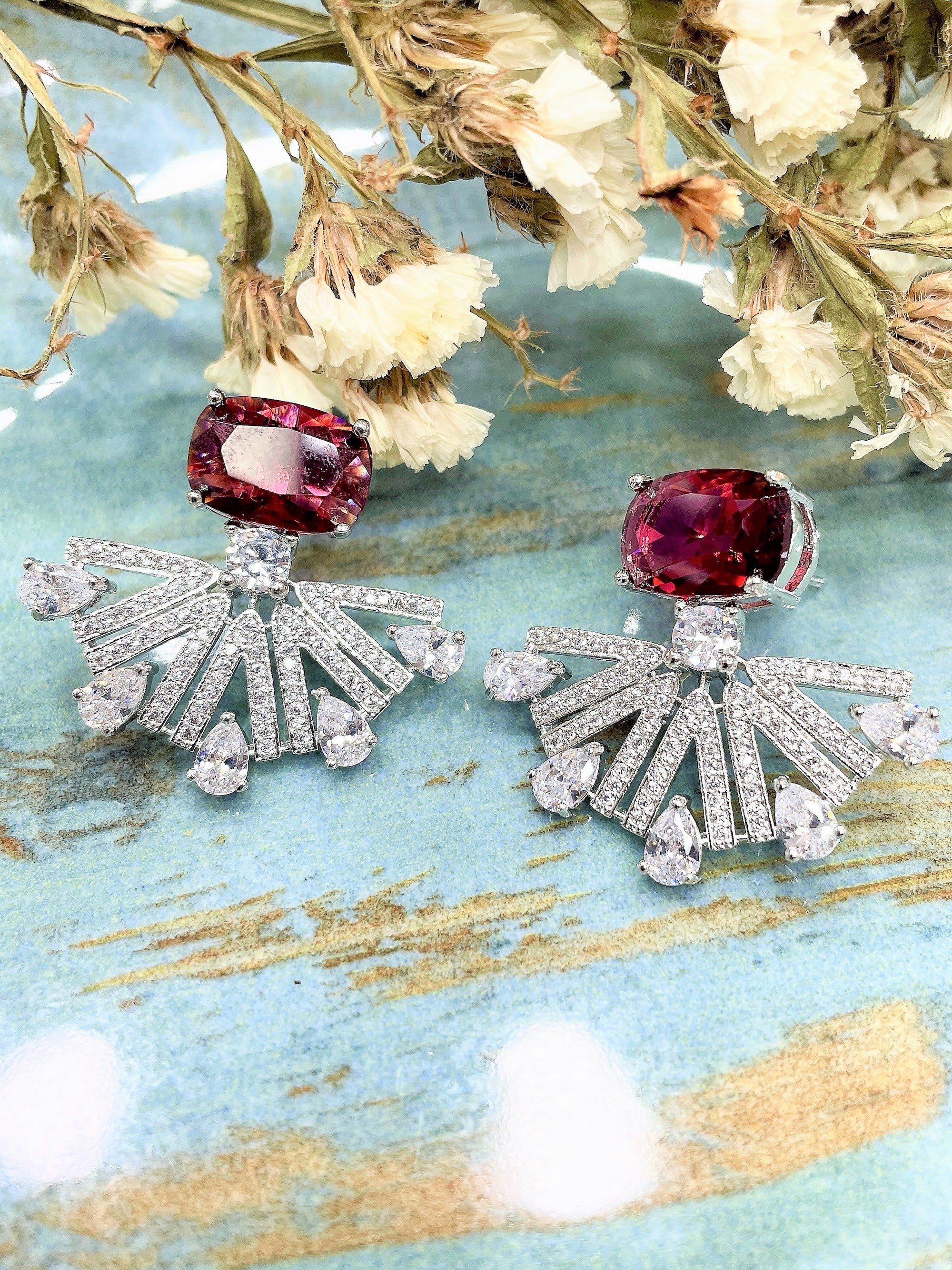 Petal Diamond Designer Studs