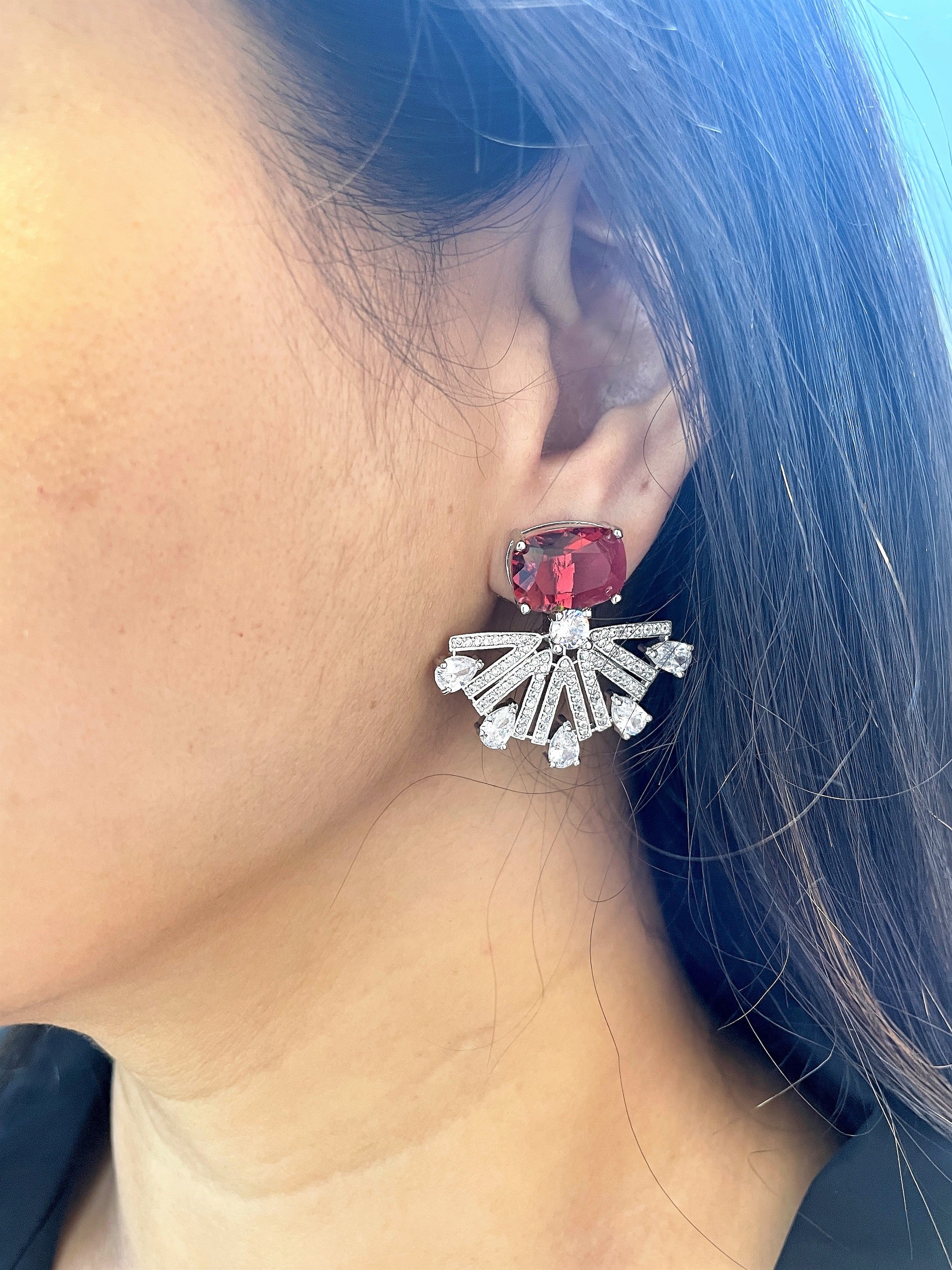 Petal Diamond Designer Studs