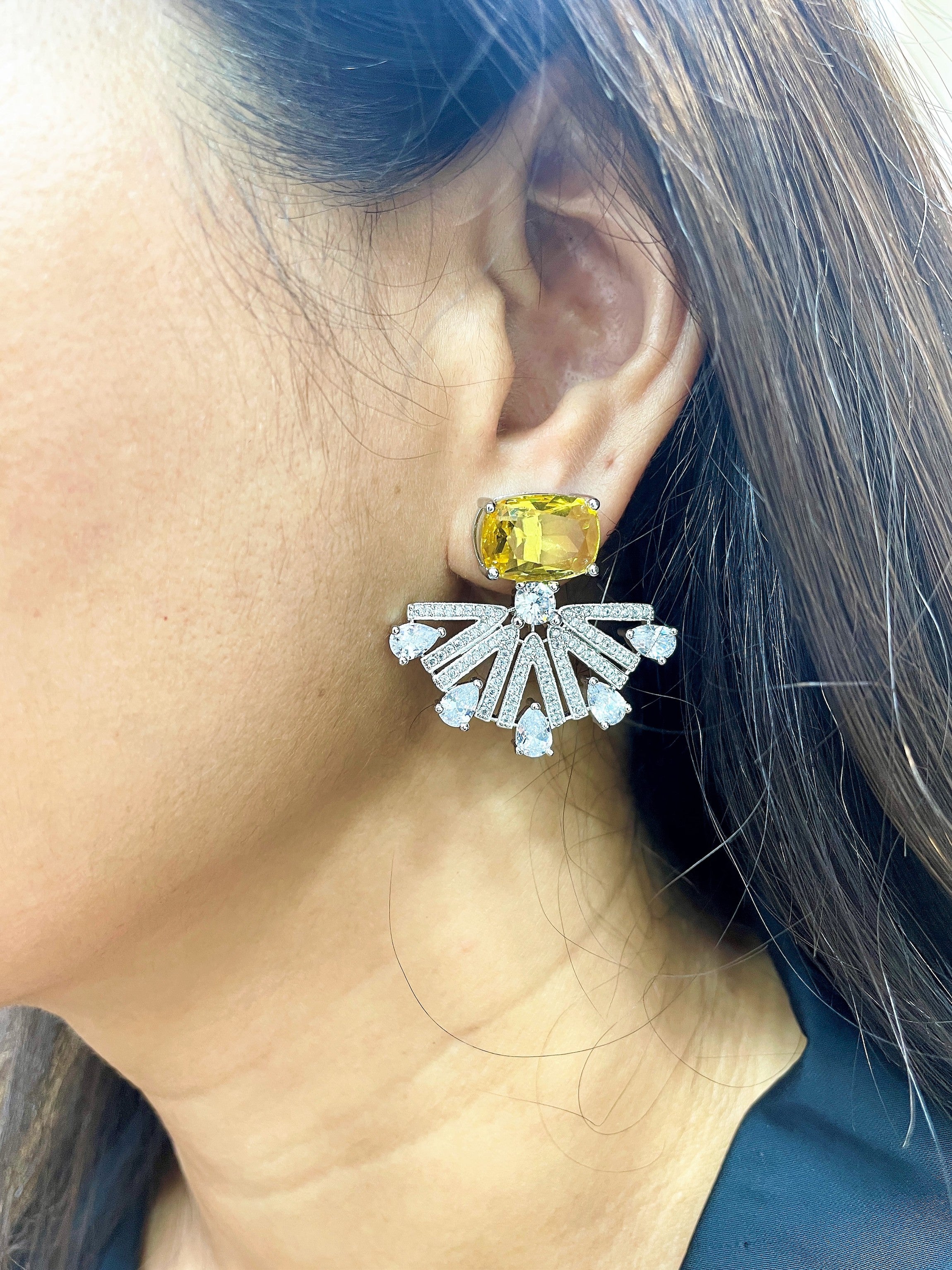 Petal Diamond Designer Studs
