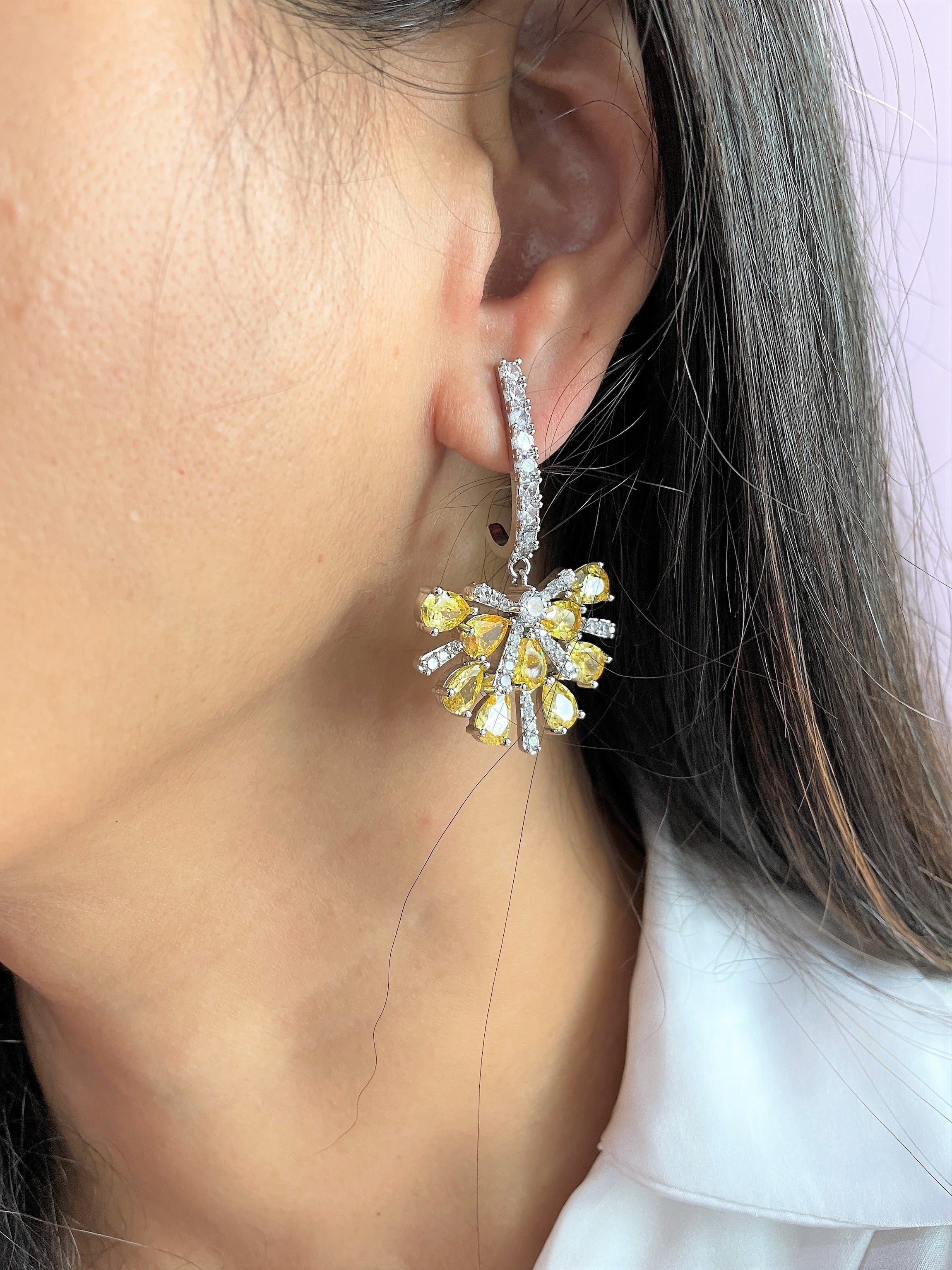 Greta Diamond Designer Earrings