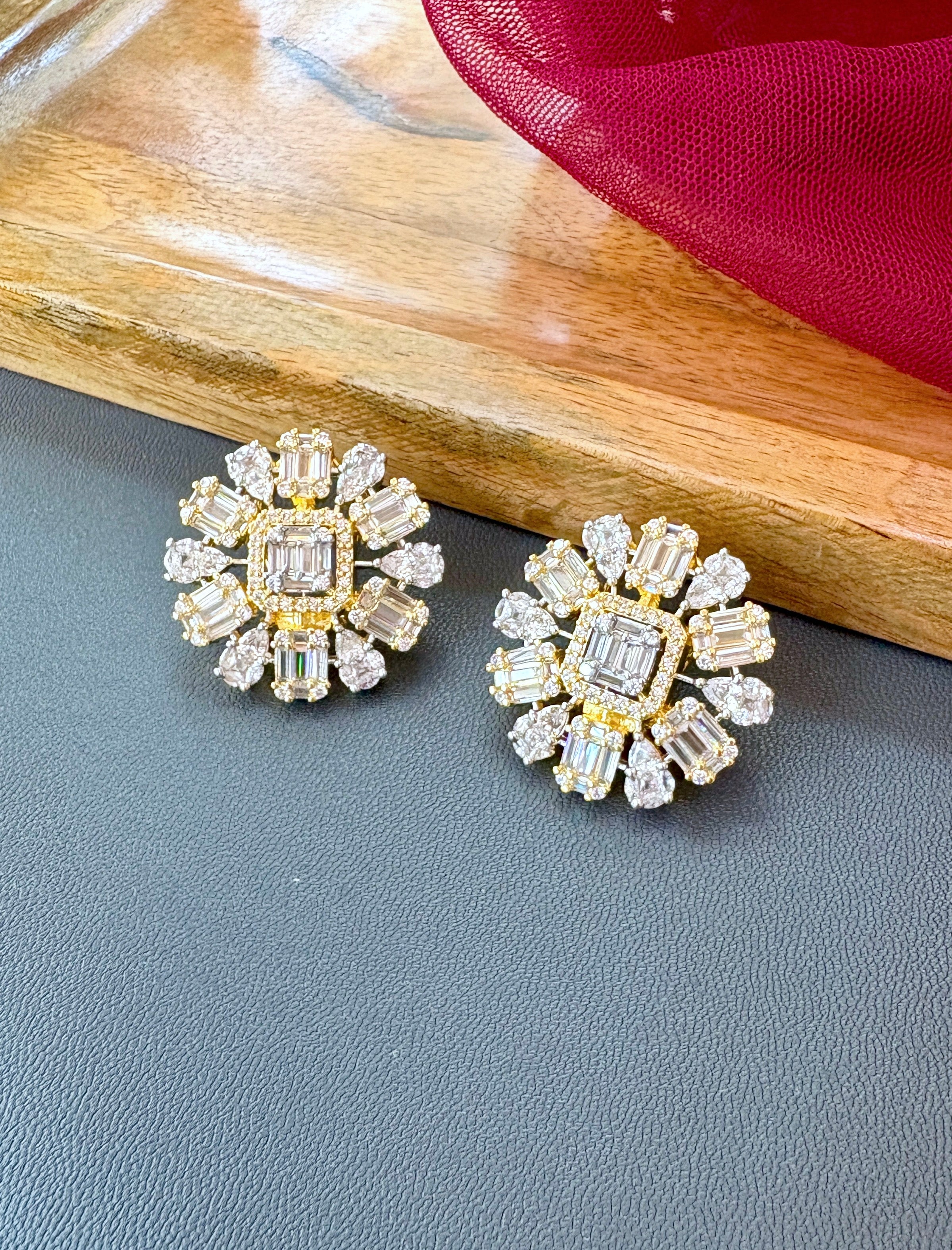 Chakra Illusion Diamond Studs