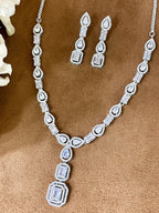 Autumn Diamond Lariat Necklace Set