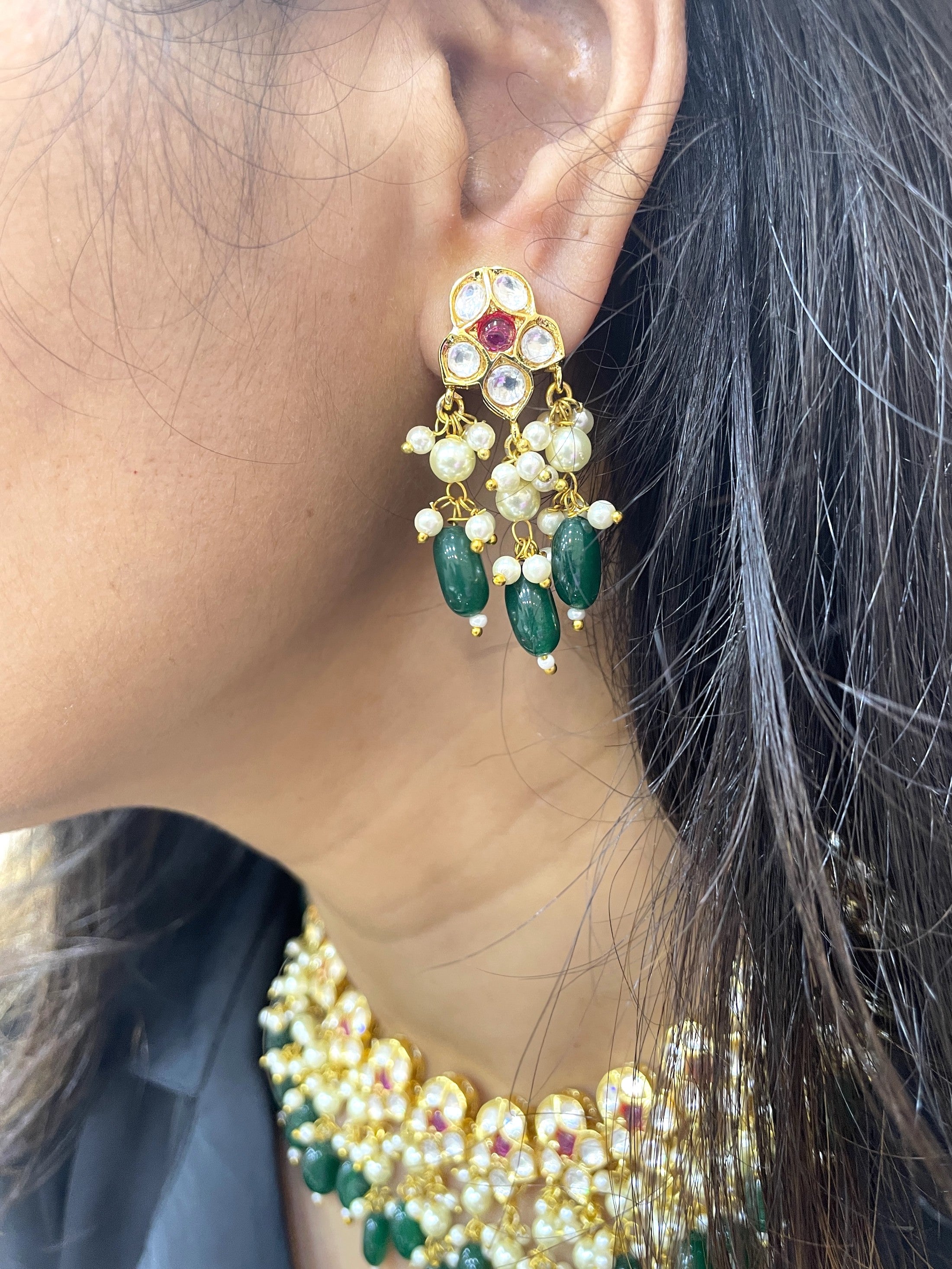 Layla Polki Designer Necklace Set