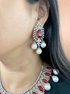 Lola Diamond & Pearls Necklace Set