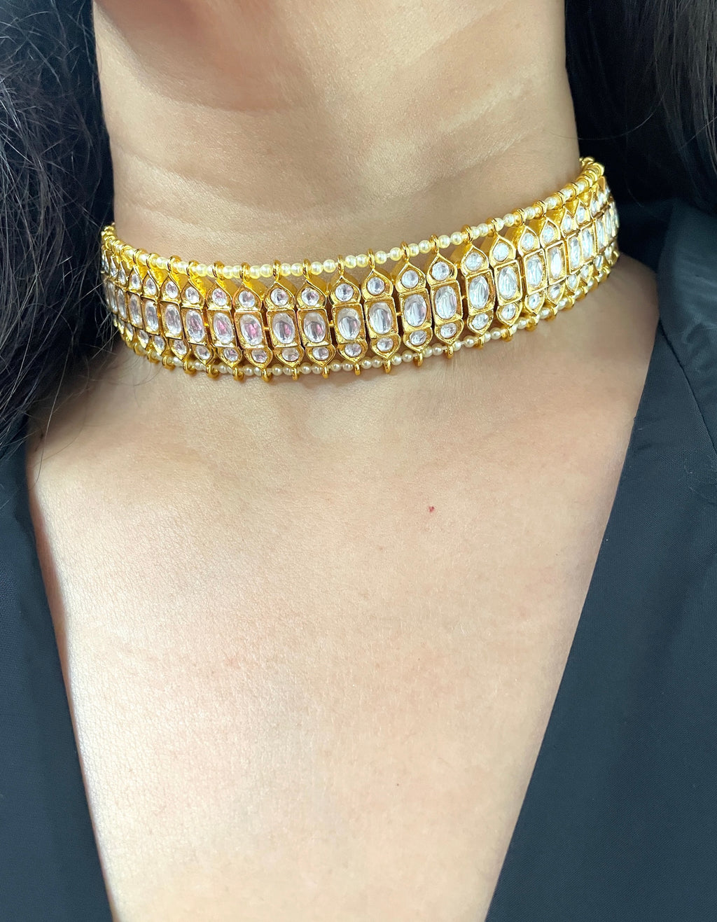 Kriti Minimalist Polki Choker