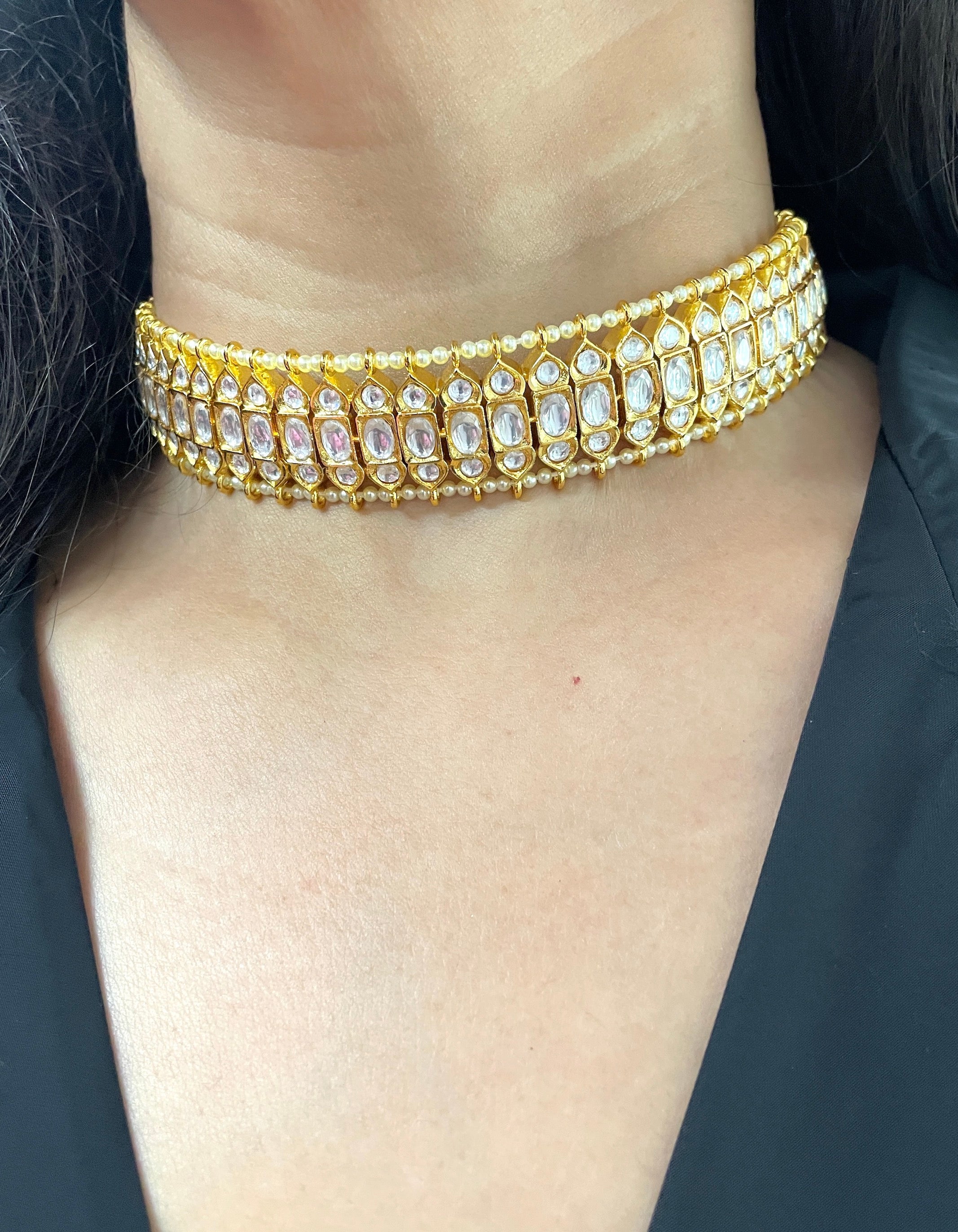 Kriti Minimalist Polki Choker