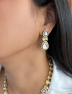Saira Classic Polki Necklace Set