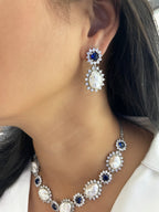 Cathy Baroque Pearls Designer Necklace Set