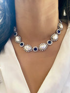 Cathy Baroque Pearls Designer Necklace Set