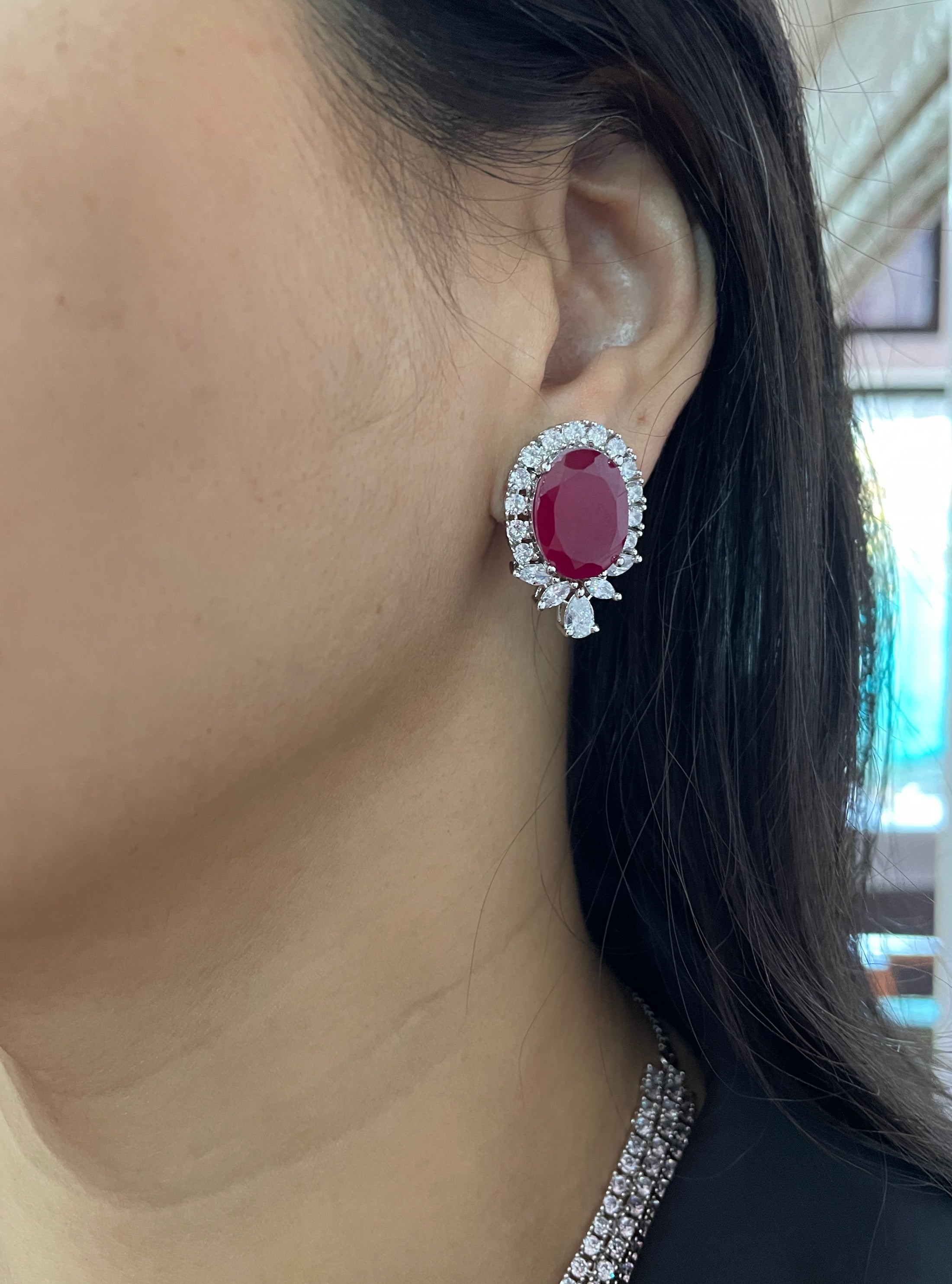 Eliana Elegant Diamond Necklace Set