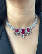 Eliana Elegant Diamond Necklace Set