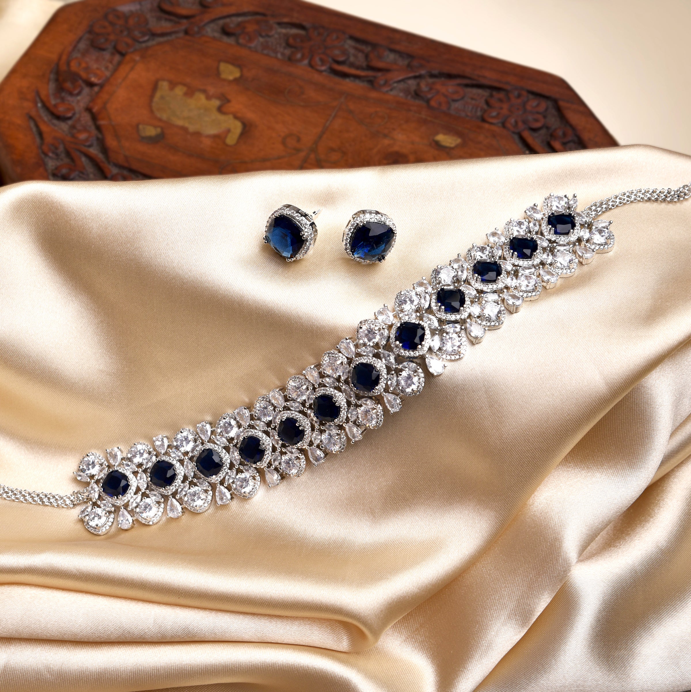 Cairo Statement Diamond Choker Set